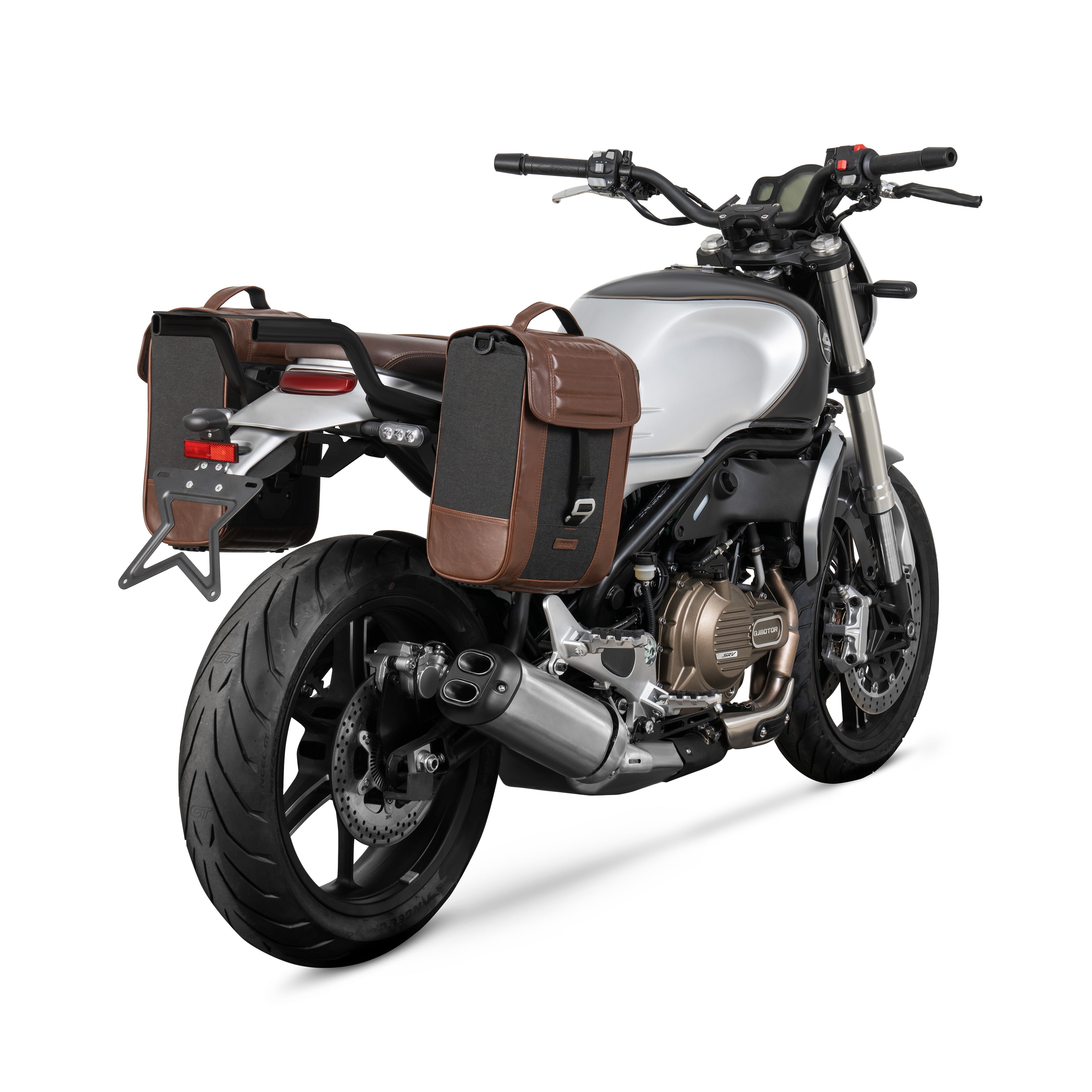 SR šoninio krepšio laikiklio tvirtinimo rinkinys MOTO QJ MOTOR SRV550