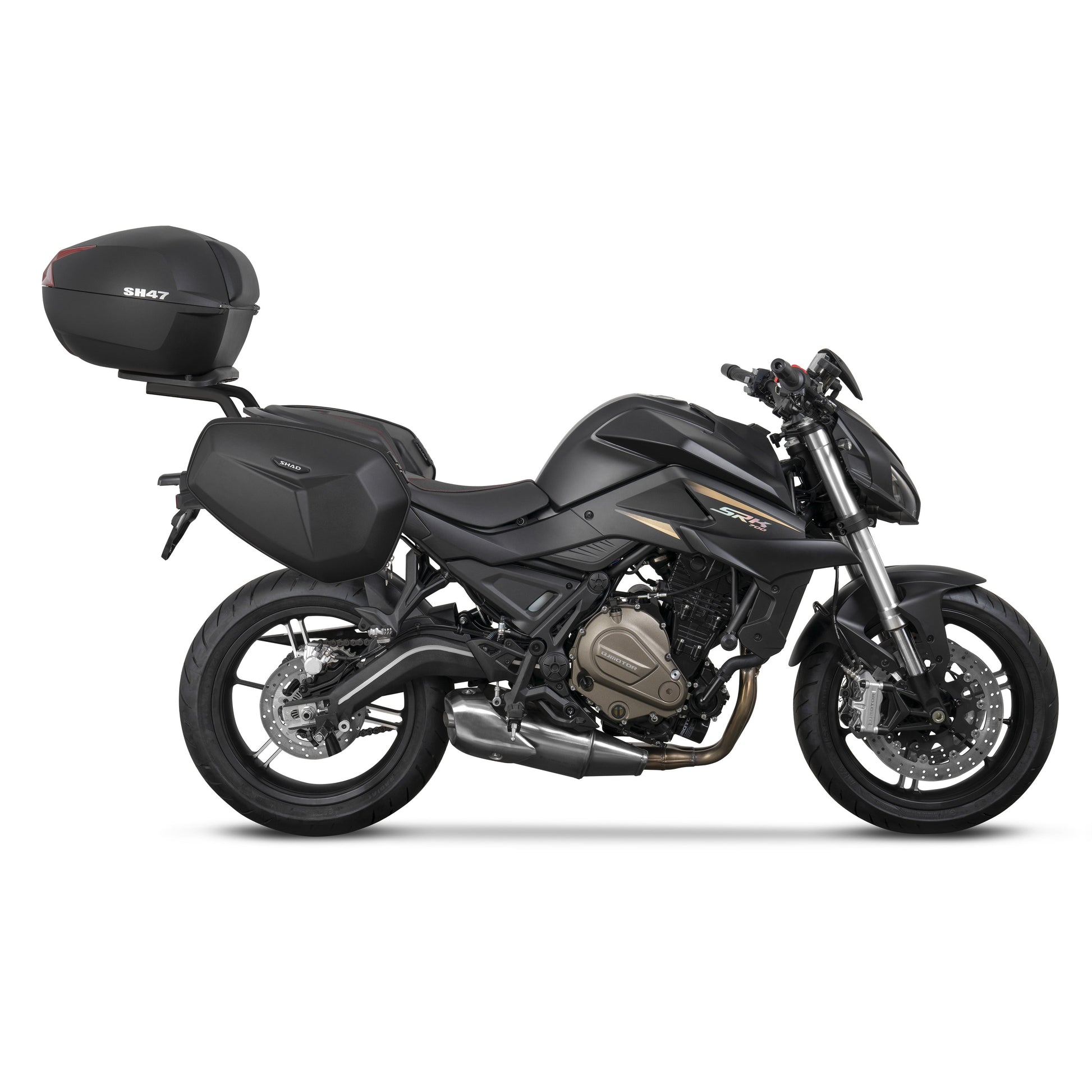 SR šoninio krepšio laikiklio tvirtinimo rinkinys MOTO QJ MOTOR SRK 700