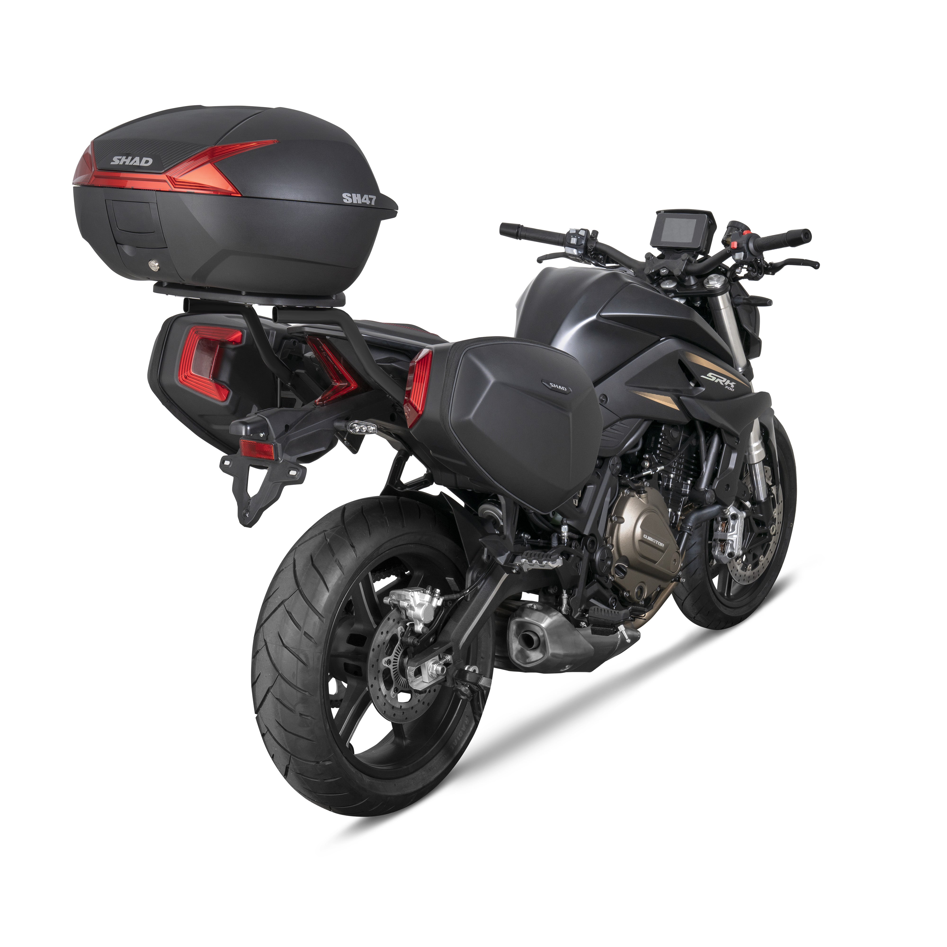 SR šoninio krepšio laikiklio tvirtinimo rinkinys MOTO QJ MOTOR SRK 700