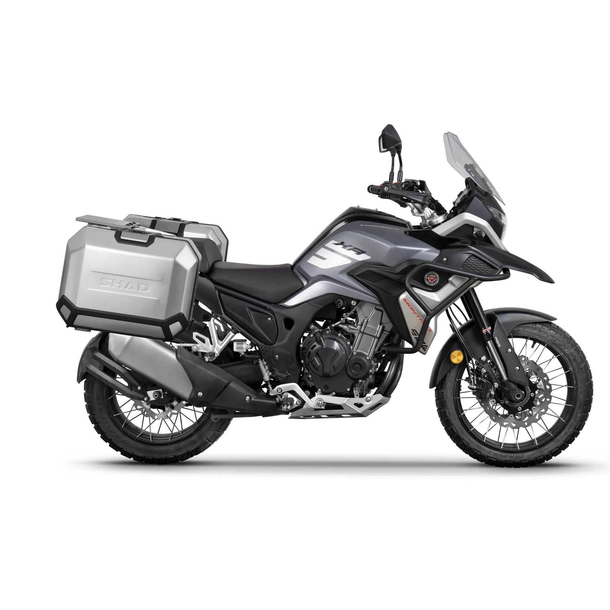 4P sistemos šoninio krepšio tvirtinimo rinkinys MACBOR MONTANA XR5 510
