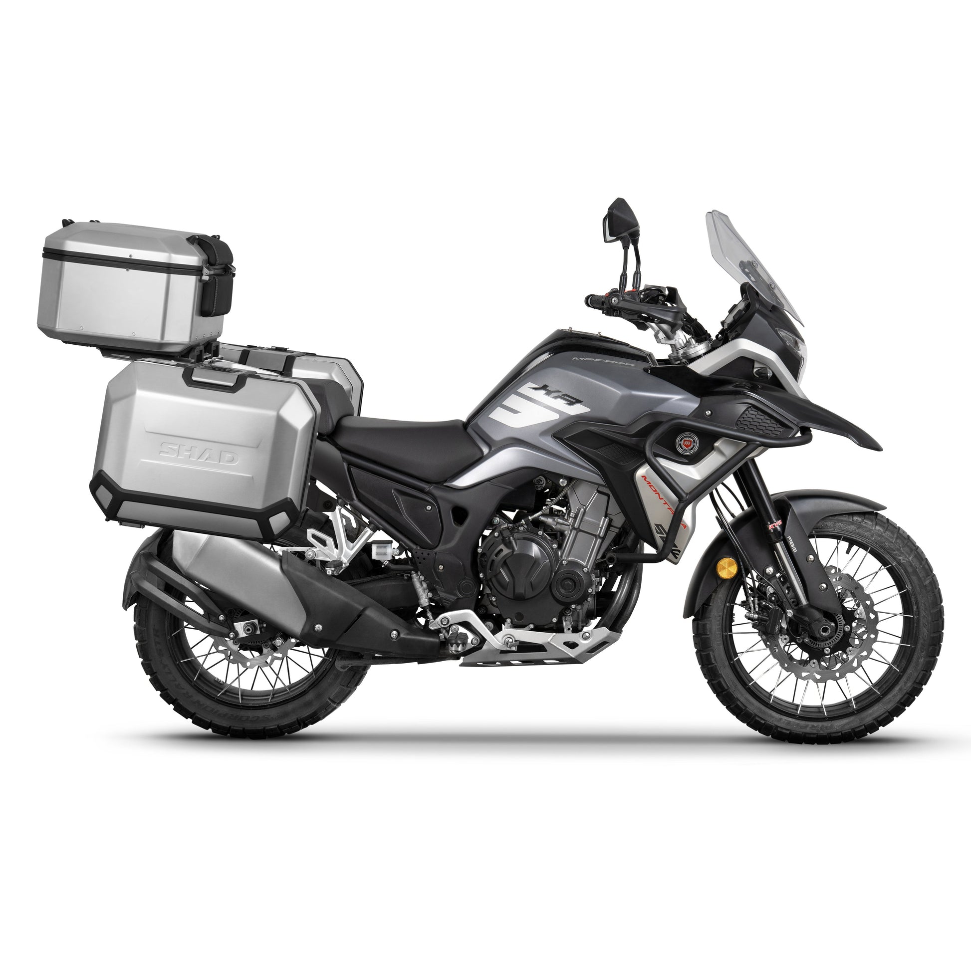 4P sistemos šoninio krepšio tvirtinimo rinkinys MACBOR MONTANA XR5 510