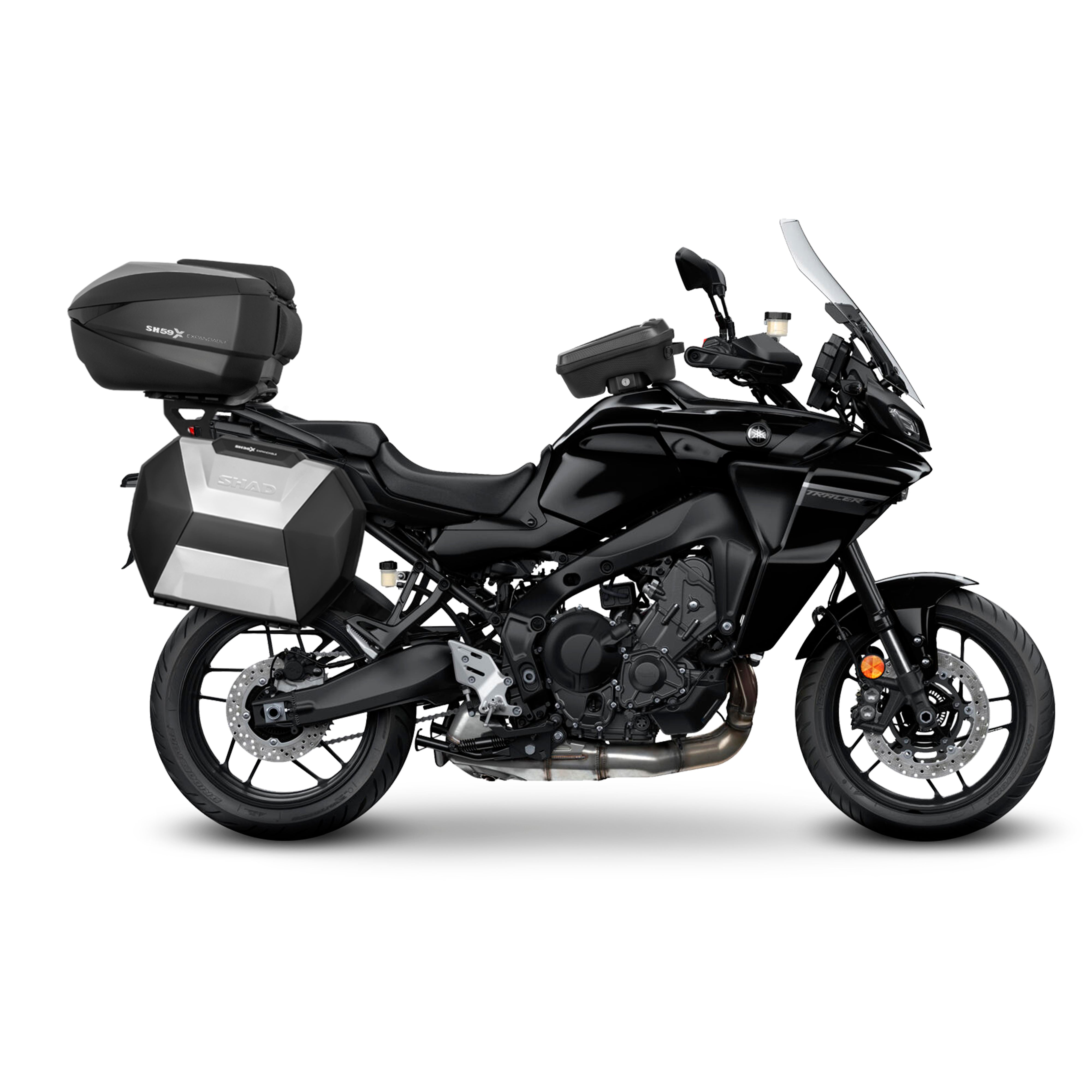 4P sistemos šoninio krepšio tvirtinimo rinkinys YAMAHA TRACER 9/GT