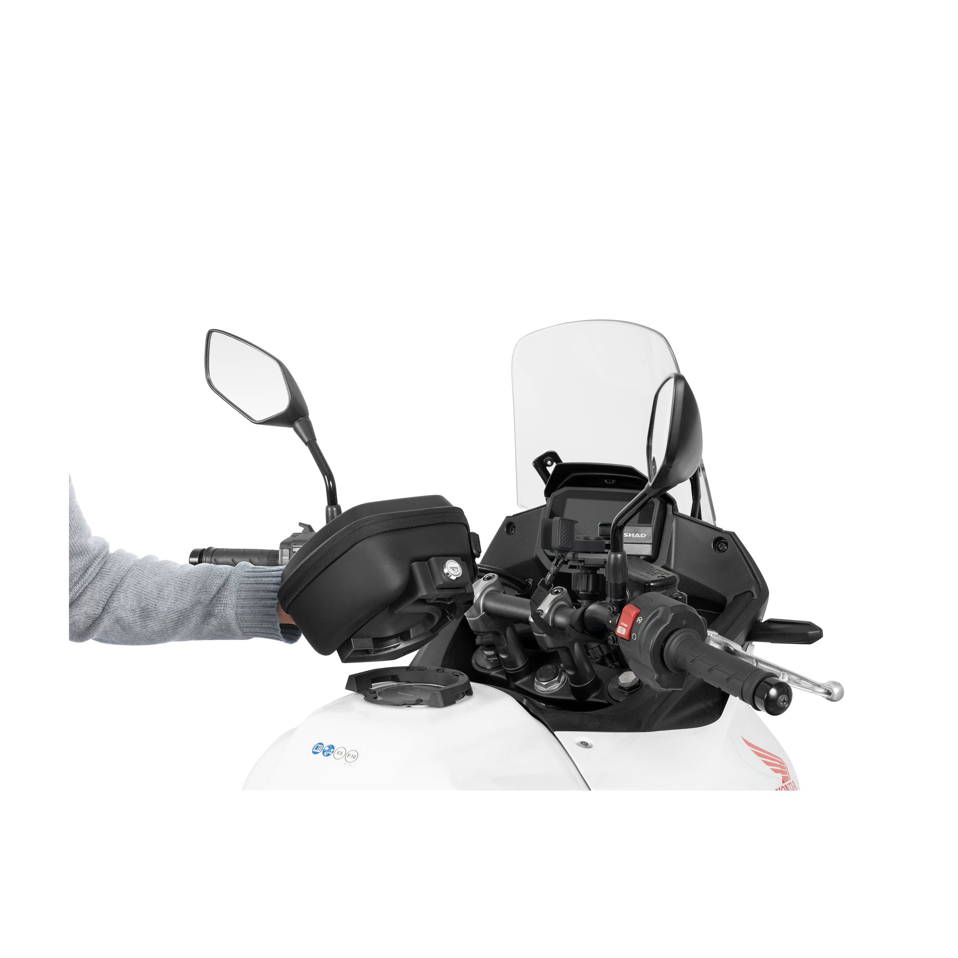 Click System kuro bako krepšys tvirtinimo rinkinys MOTO MORINI