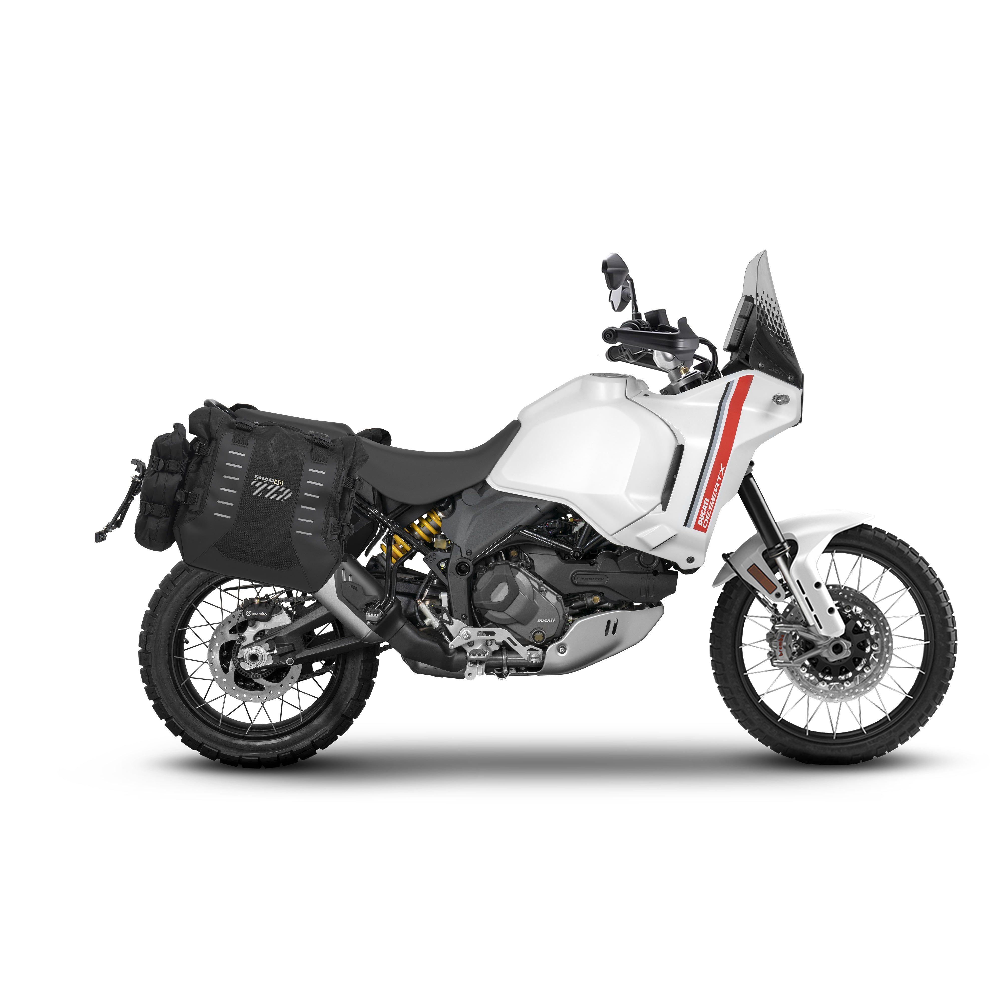 4P sistemos šoninio krepšio tvirtinimo rinkinys DUCATI DESERT X 937