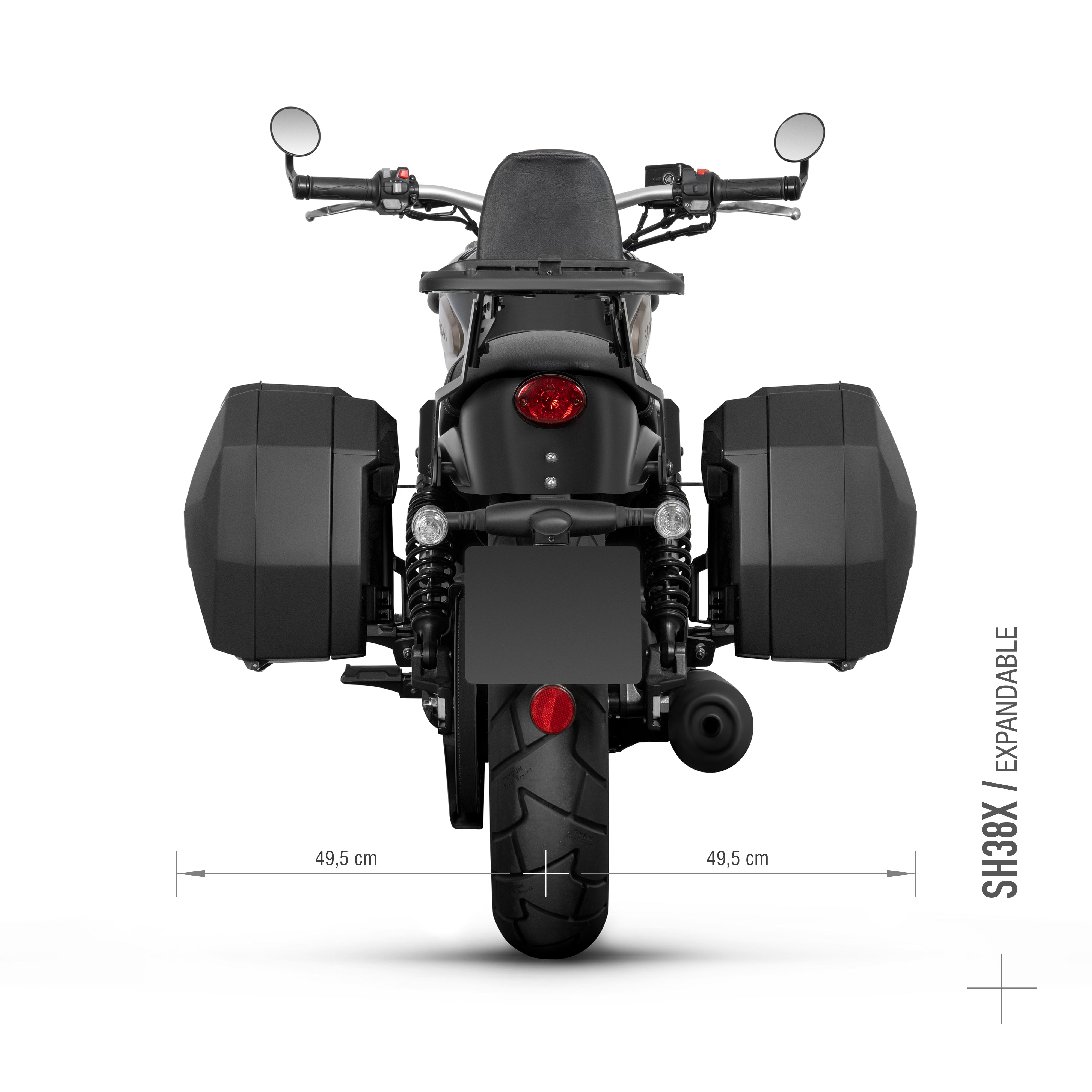 3P sistemos šoninio krepšio tvirtinimo rinkinys KEEWAY-BENDA V 302 C/V-CRUISER 125