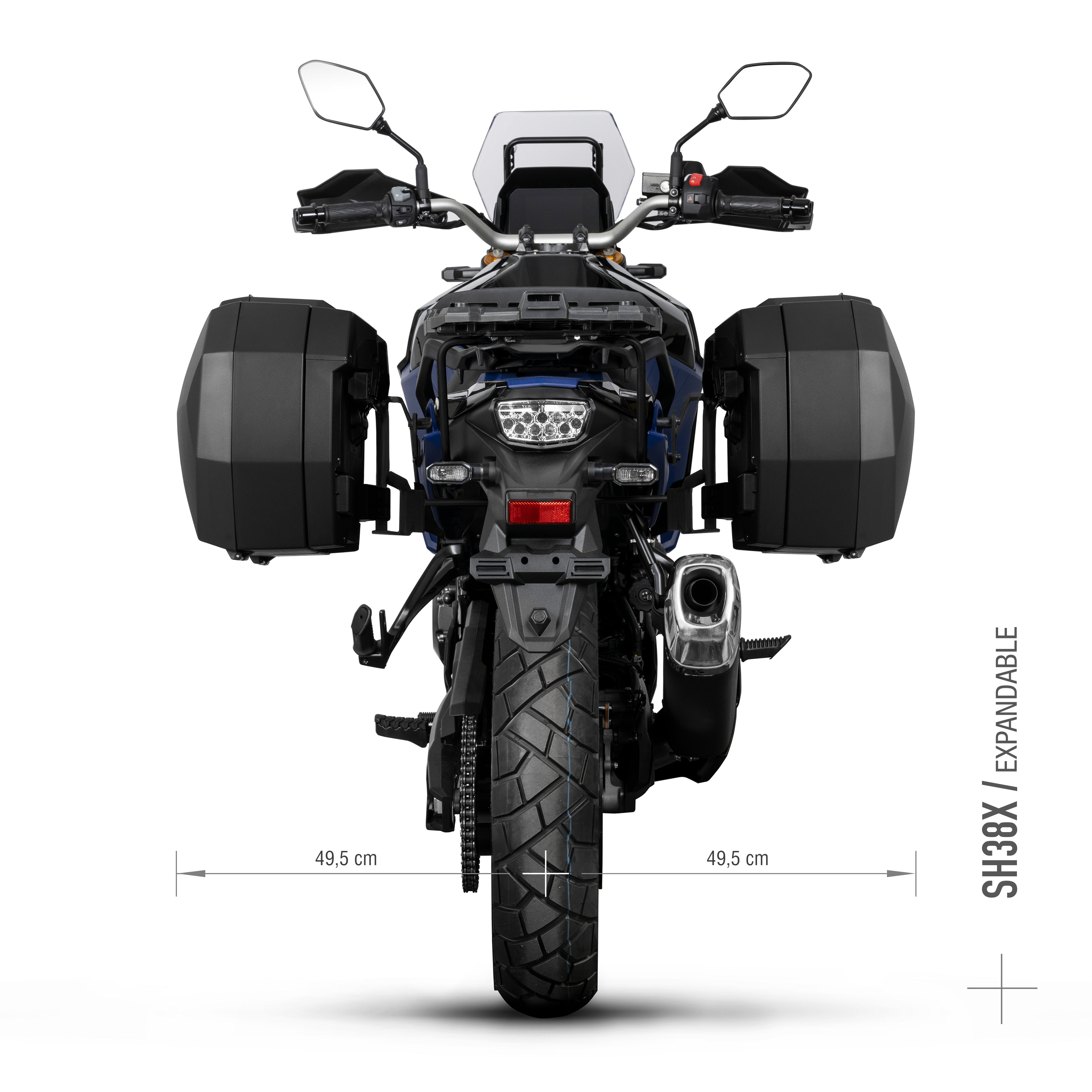 3P sistemos šoninio krepšio tvirtinimo rinkinys SUZUKI V-STROM 800 SE/DE/TECH