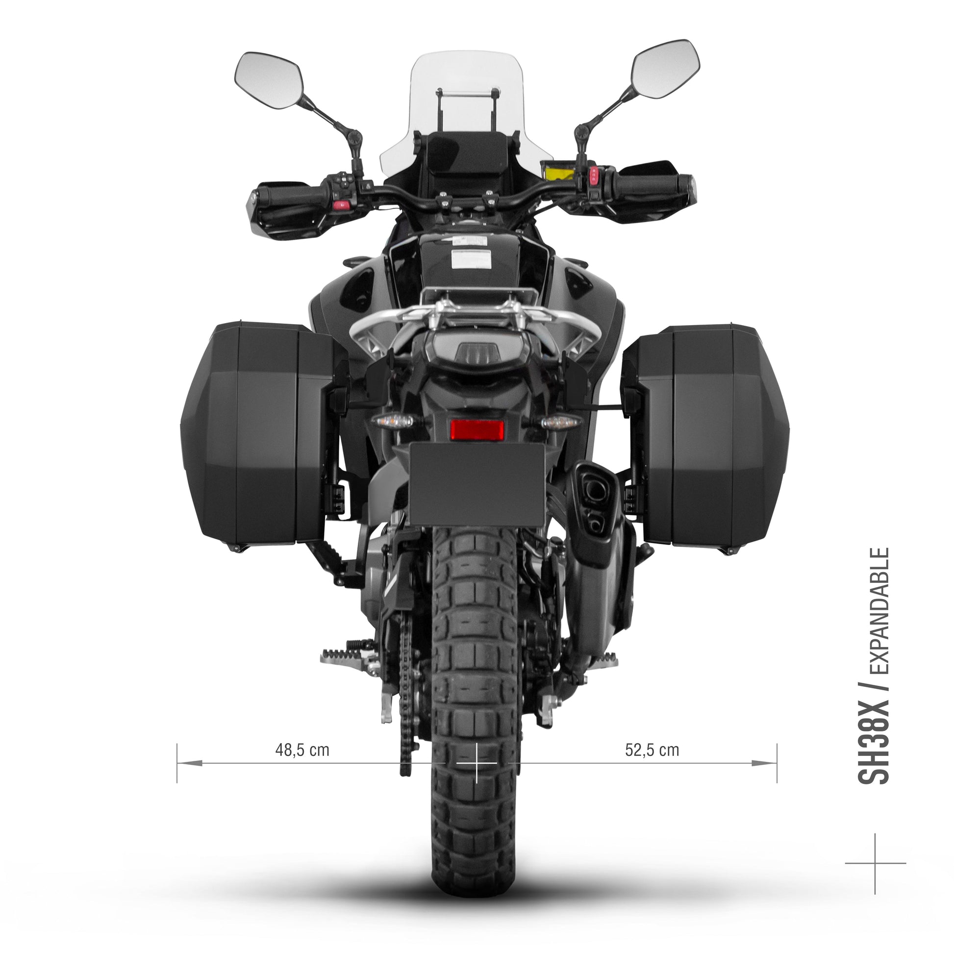 3P sistemos šoninio krepšio tvirtinimo rinkinys CF MOTO 450MT