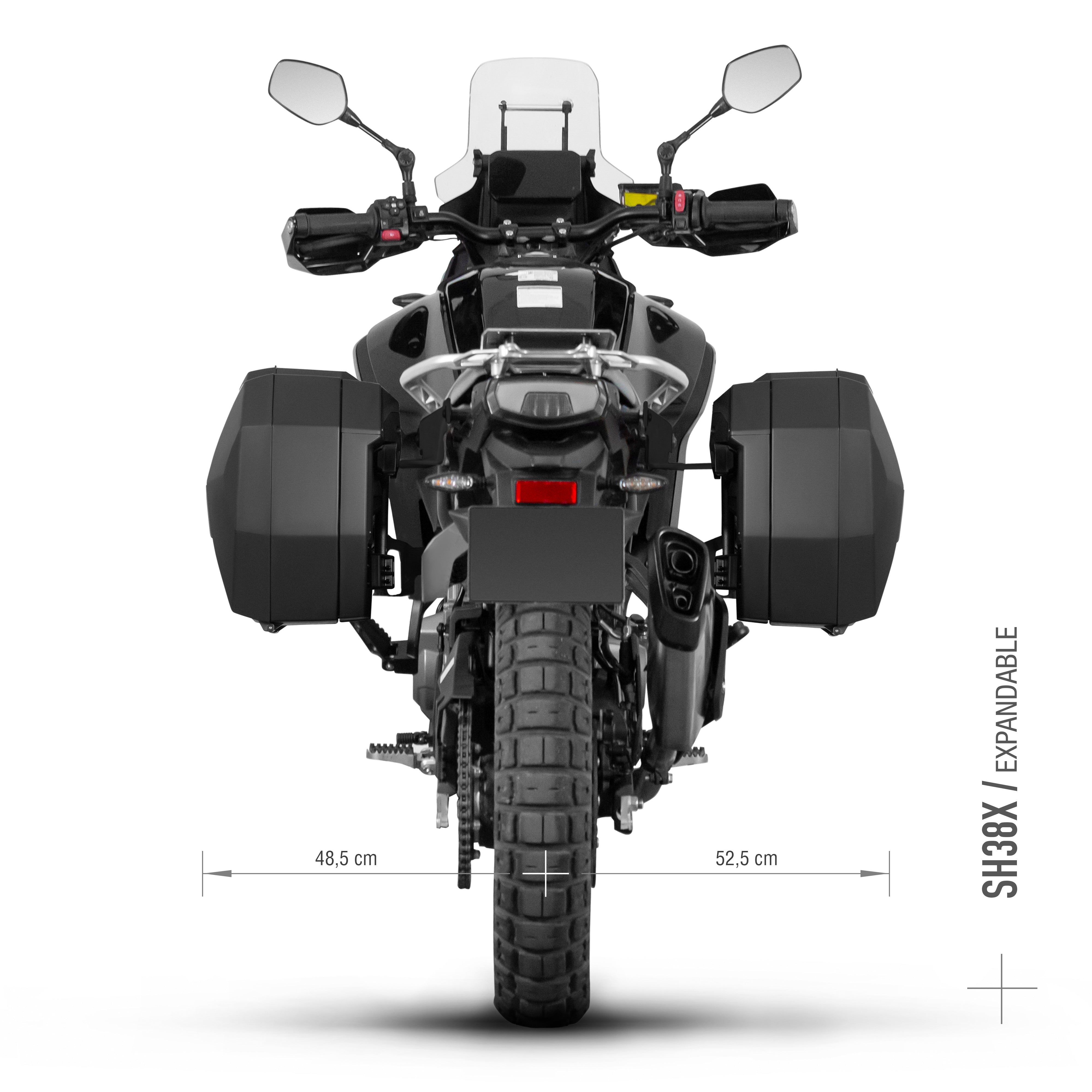 3P sistemos šoninio krepšio tvirtinimo rinkinys CF MOTO 450MT