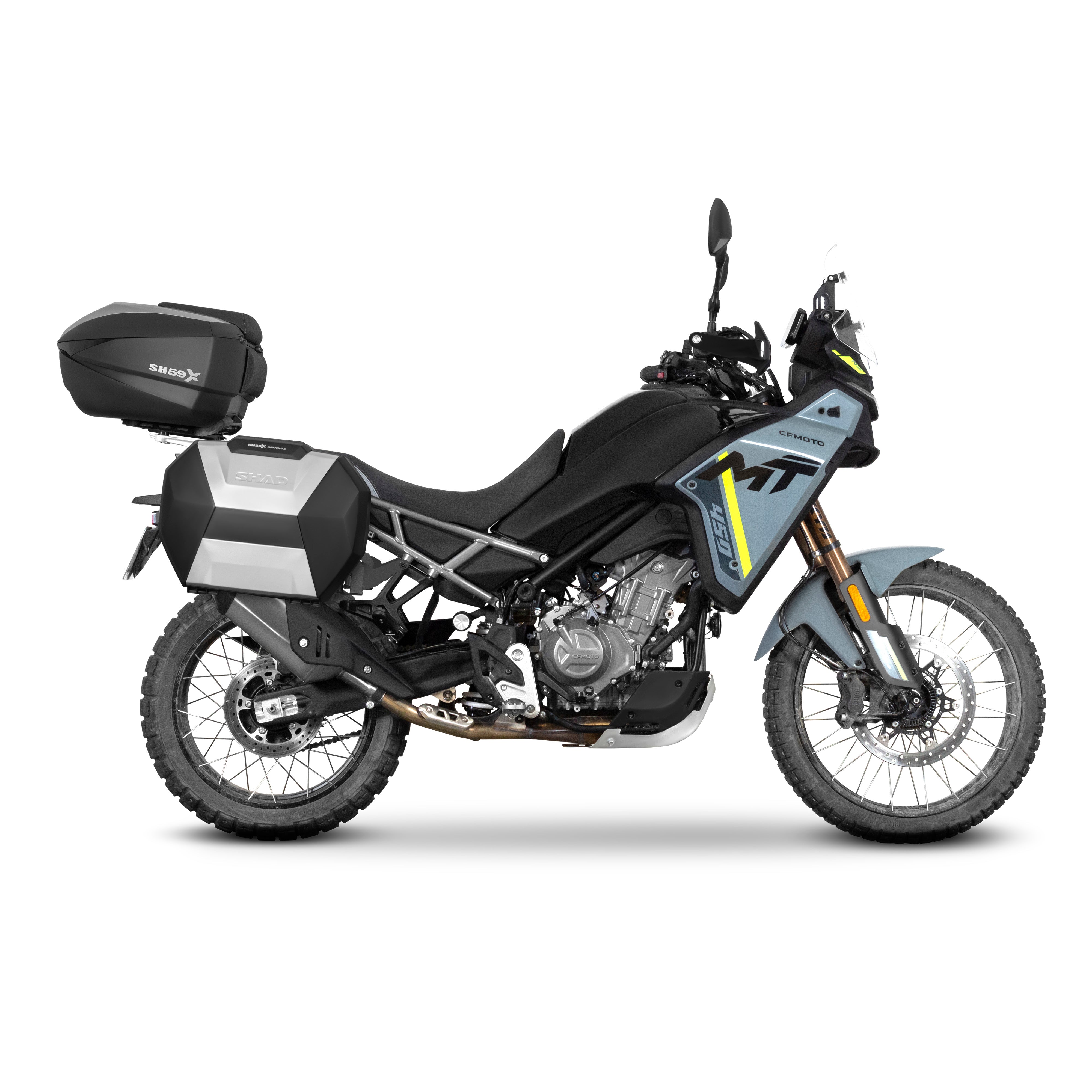 3P sistemos šoninio krepšio tvirtinimo rinkinys CF MOTO 450MT