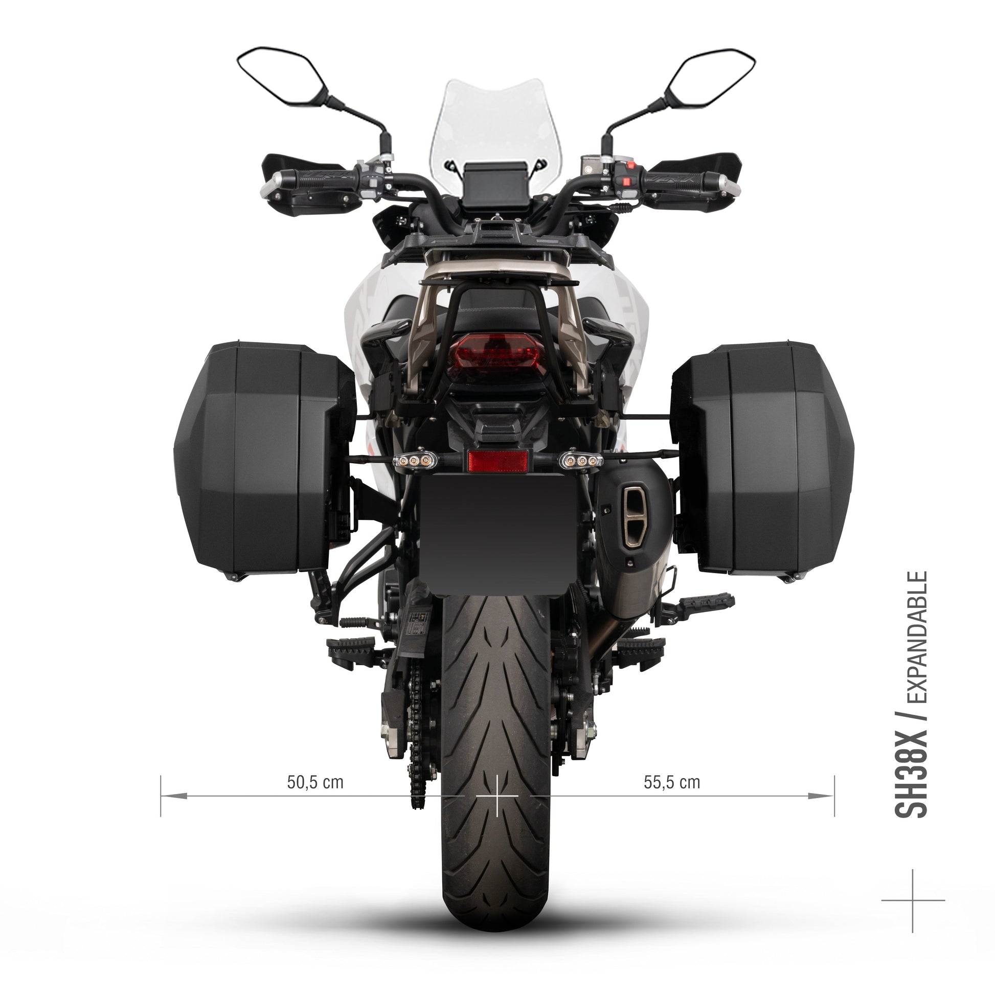 3P sistemos šoninio krepšio tvirtinimo rinkinys BENELLI TRK 702/TRK 702 X
