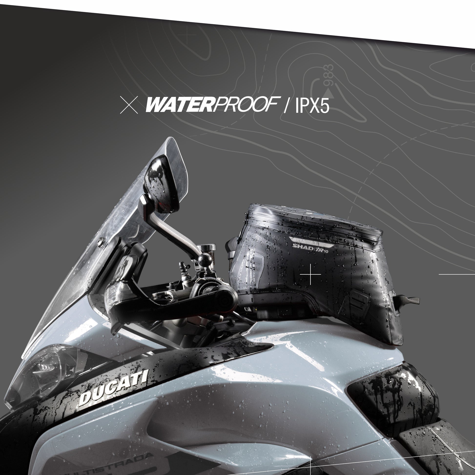 Click System WATERPROOF TANK BAG TR10CL