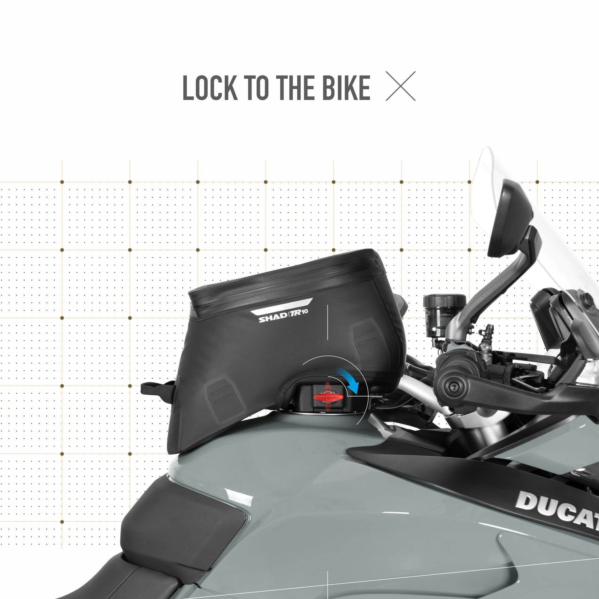Click System WATERPROOF TANK BAG TR10CL