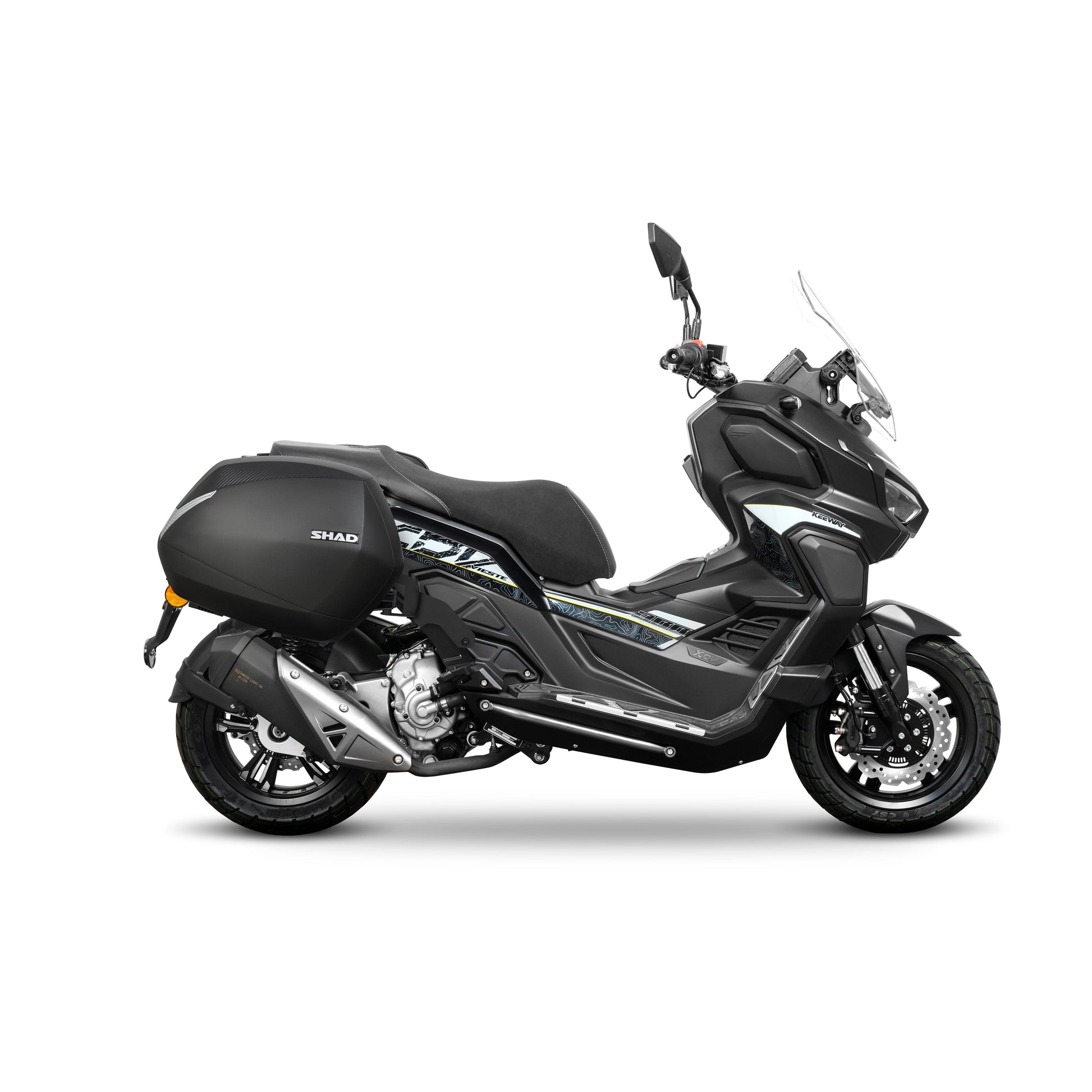 3P sistemos šoninio krepšio tvirtinimo rinkinys KEEWAY VIESTE XDV 125/300