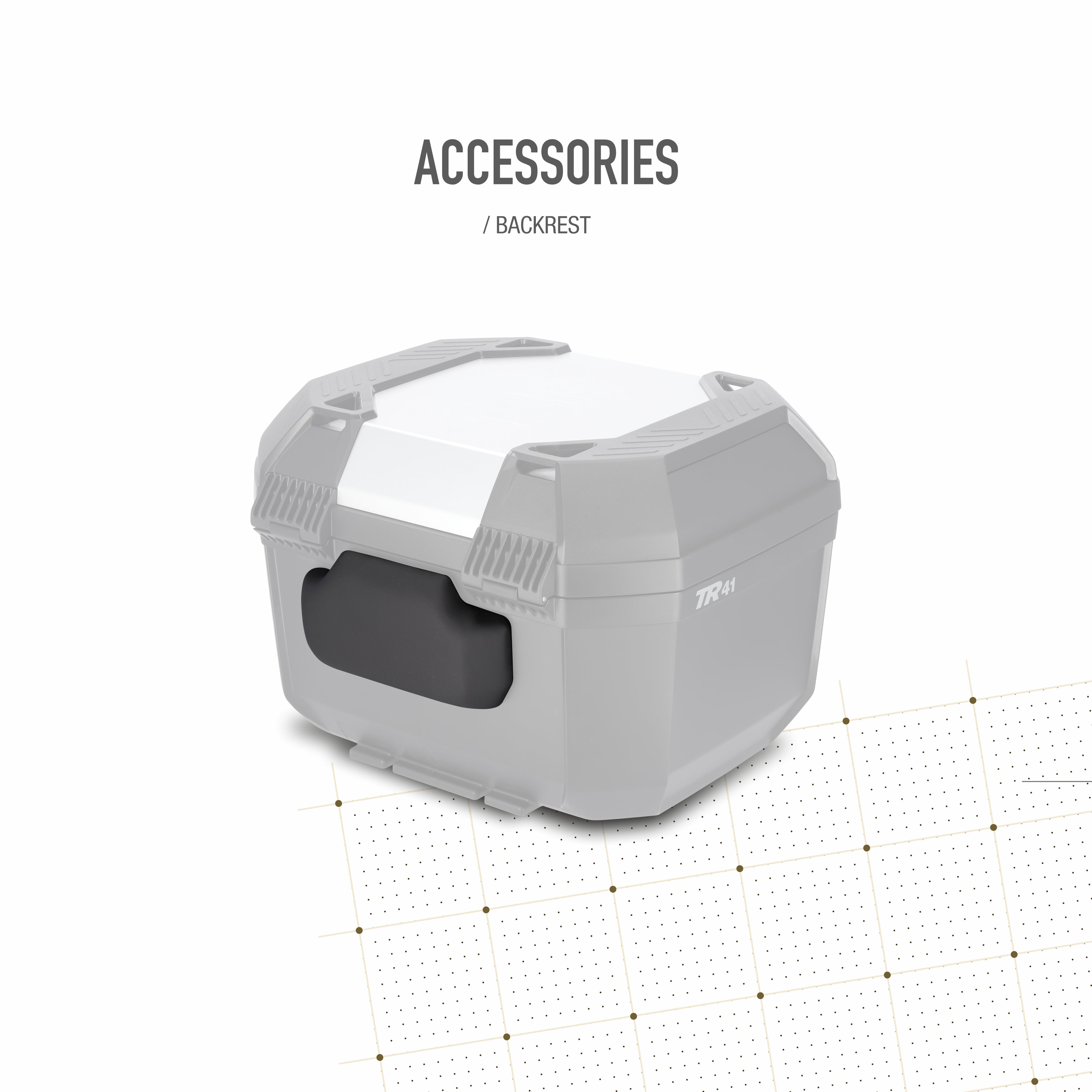 Galinė daiktadėžė TR41 TERRA ALUMINIUM