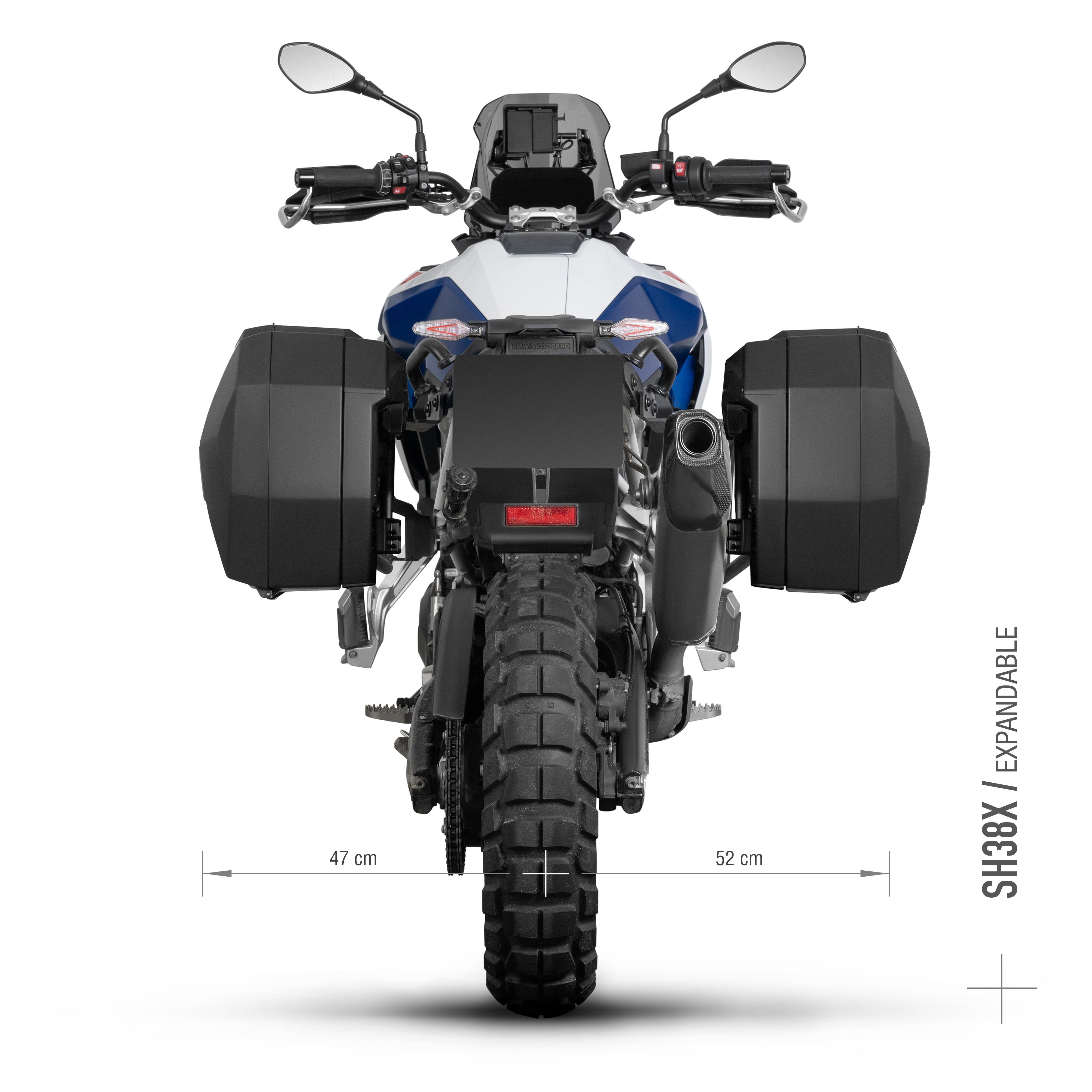 3P sistemos šoninio krepšio tvirtinimo rinkinys BMW F900GS