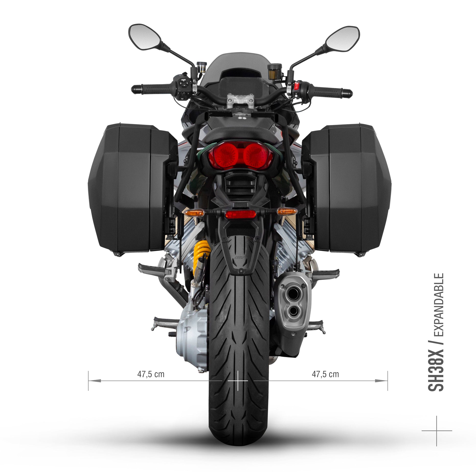 3P sistemos šoninio krepšio tvirtinimo rinkinys MOTO GUZZI V100 MANDELLO