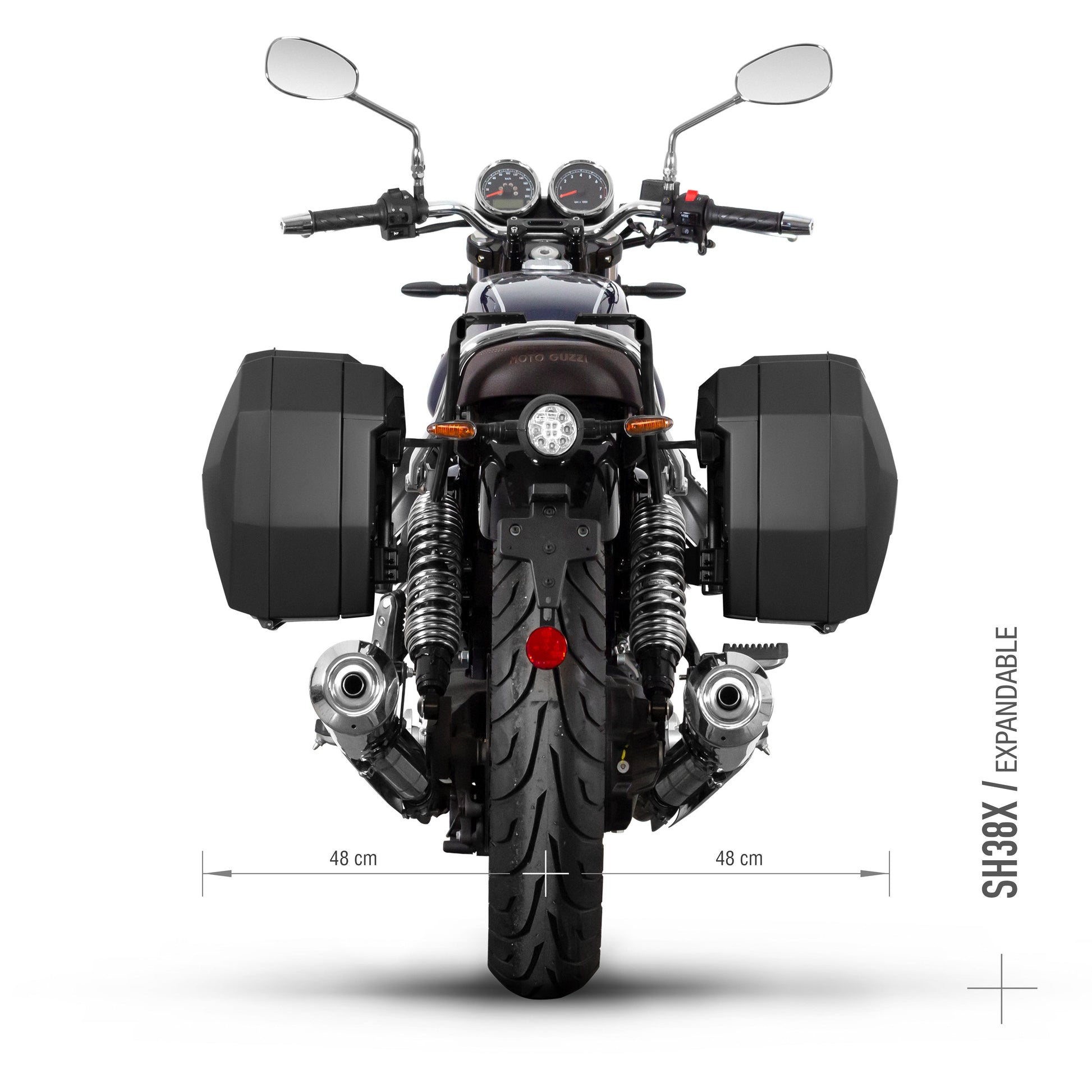 3P sistemos šoninio krepšio tvirtinimo rinkinys MOTO GUZZI V7 SPECIAL/STONE/CORSA