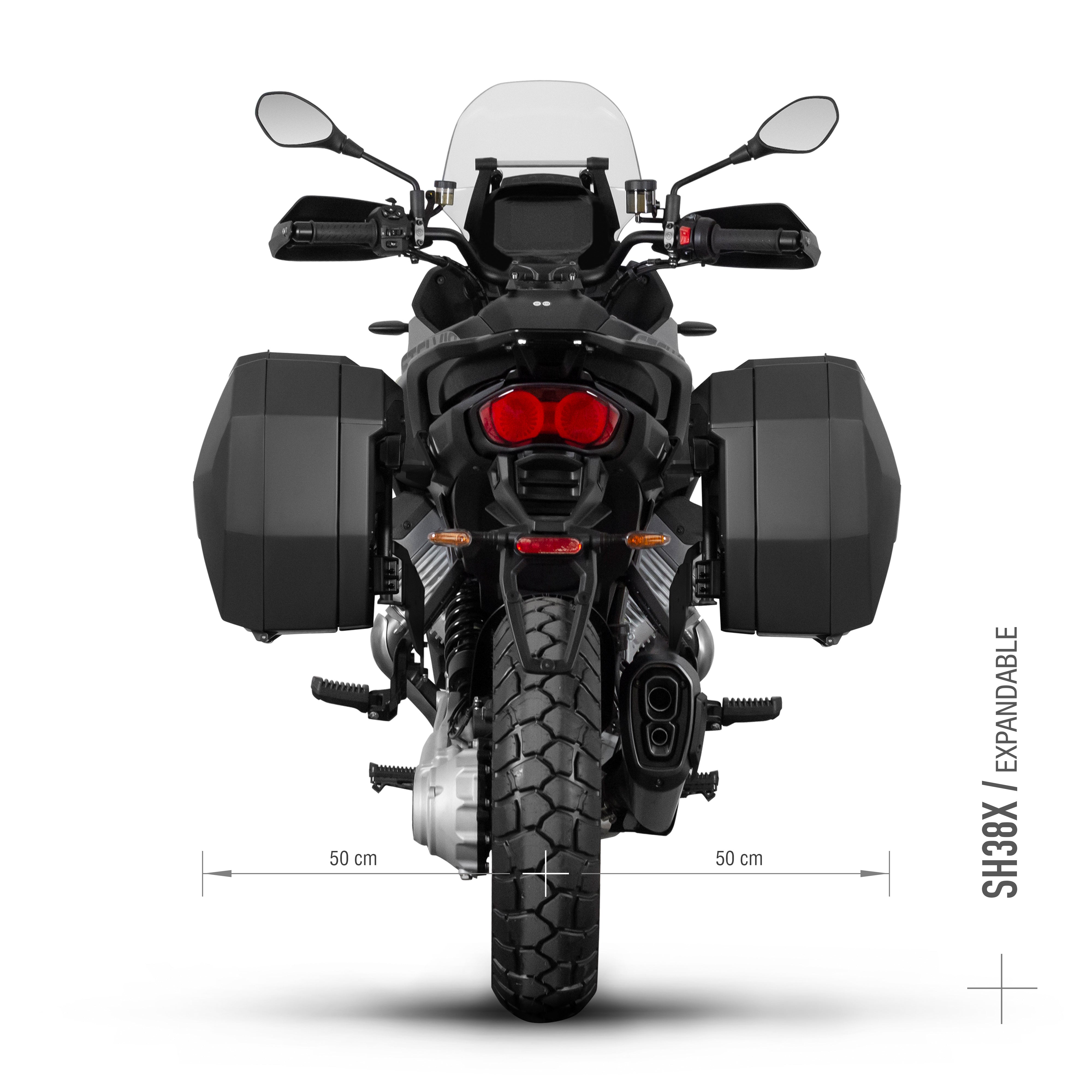 3P sistemos šoninio krepšio tvirtinimo rinkinys MOTO GUZZI STELVIO 1000