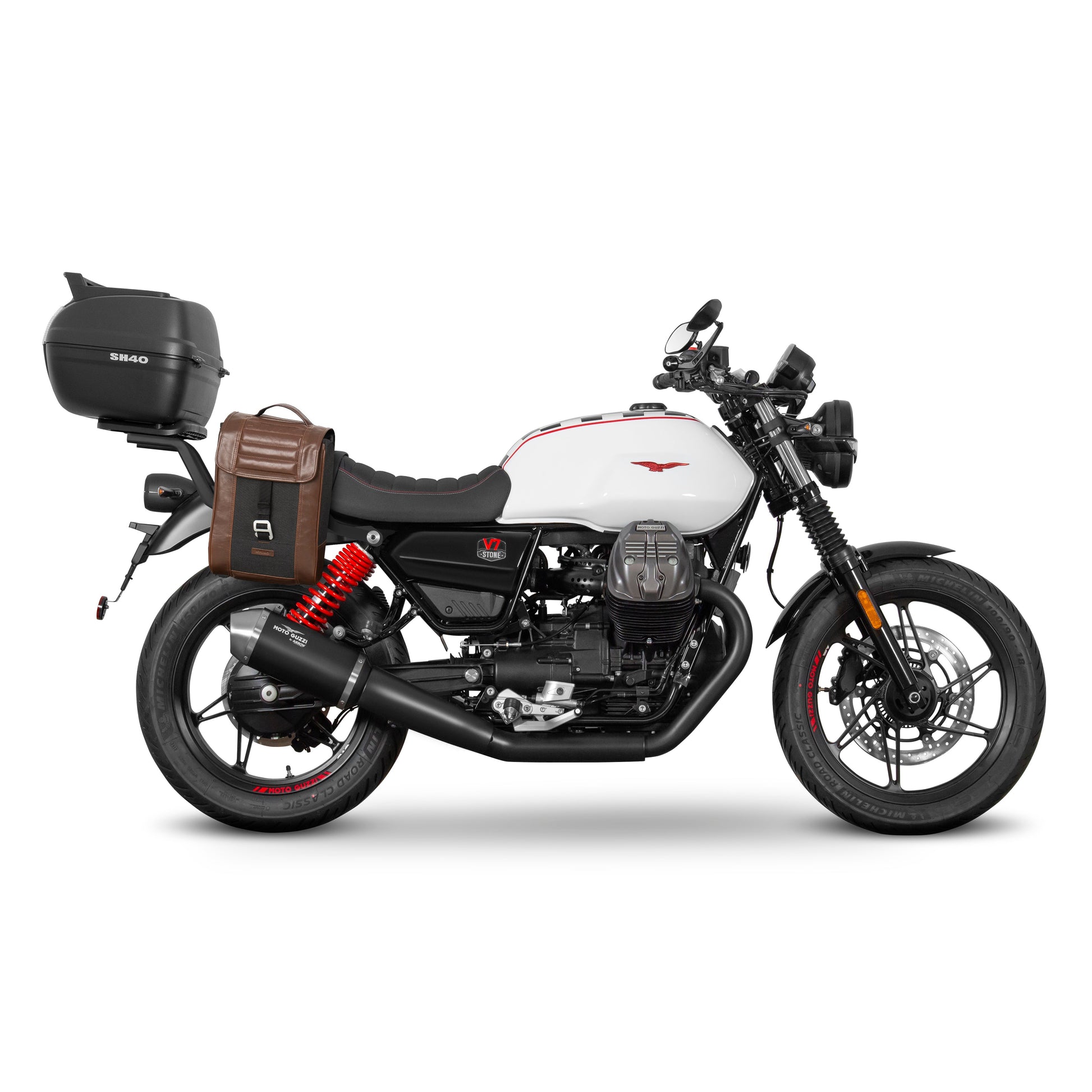 SR šoninio krepšio laikiklio tvirtinimo rinkinys MOTO GUZZI V7 STONE/CORSA/TEN/SPECIAL EDITION