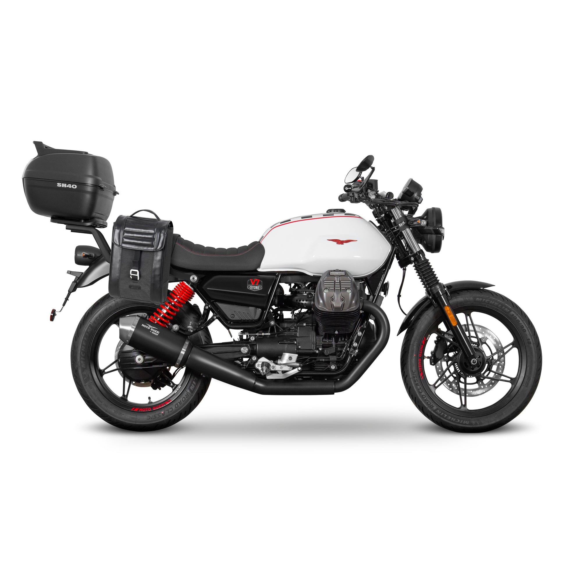 SR šoninio krepšio laikiklio tvirtinimo rinkinys MOTO GUZZI V7 STONE/CORSA/TEN/SPECIAL EDITION