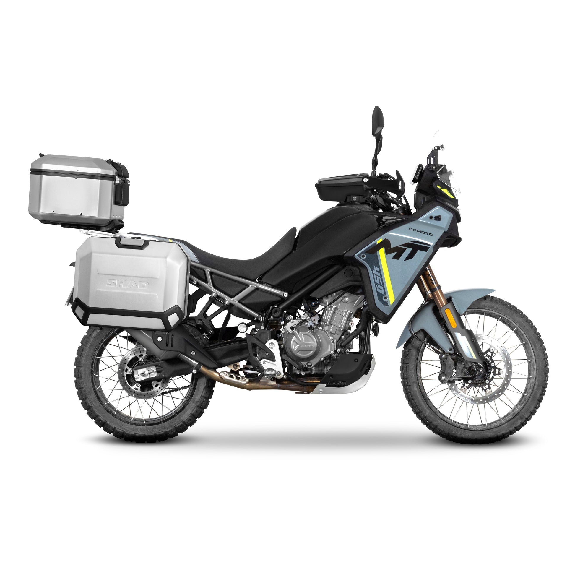 4P sistemos šoninio krepšio tvirtinimo rinkinys CF MOTO 450 MT