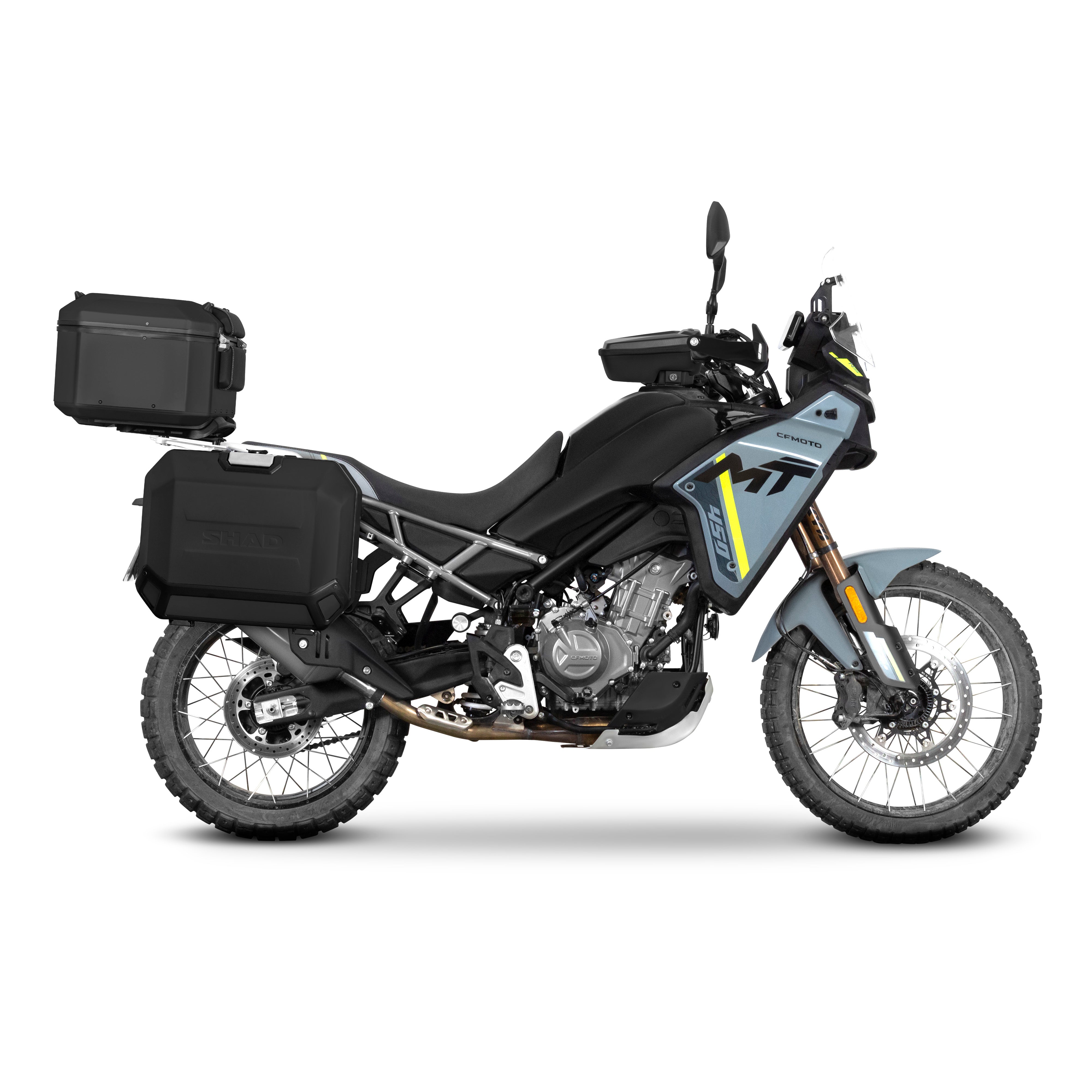 4P sistemos šoninio krepšio tvirtinimo rinkinys CF MOTO 450 MT