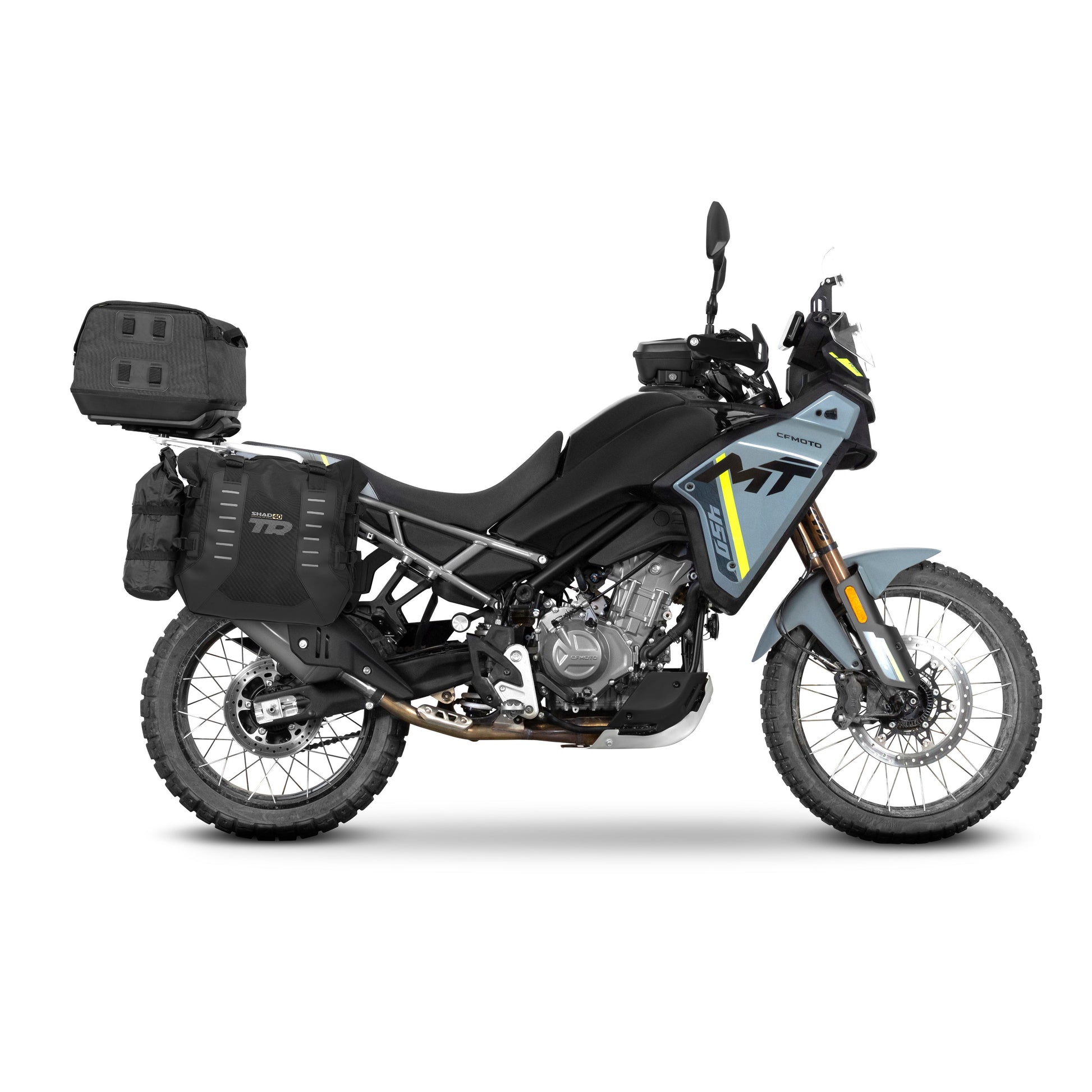 4P sistemos šoninio krepšio tvirtinimo rinkinys CF MOTO 450 MT
