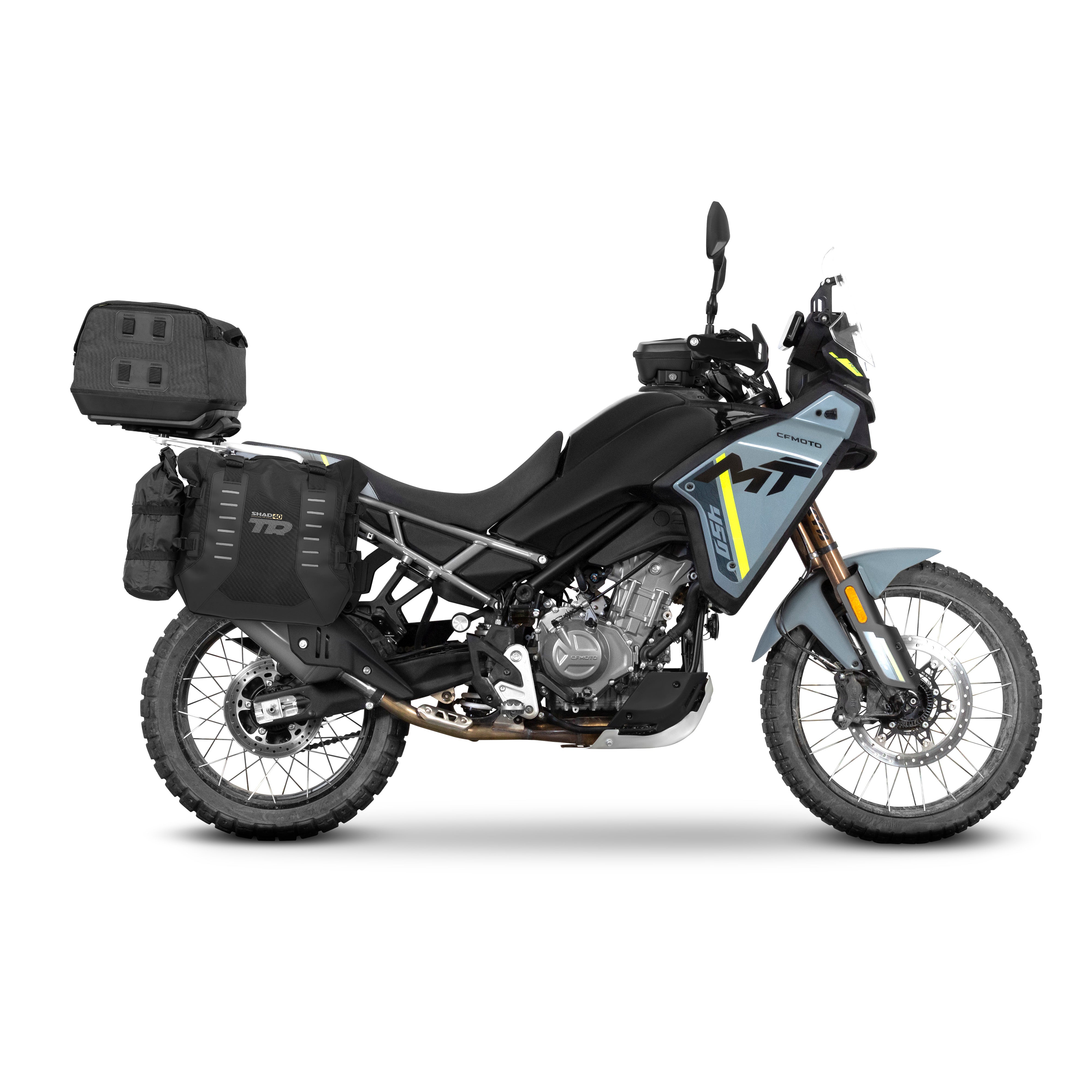 4P sistemos šoninio krepšio tvirtinimo rinkinys CF MOTO 450 MT
