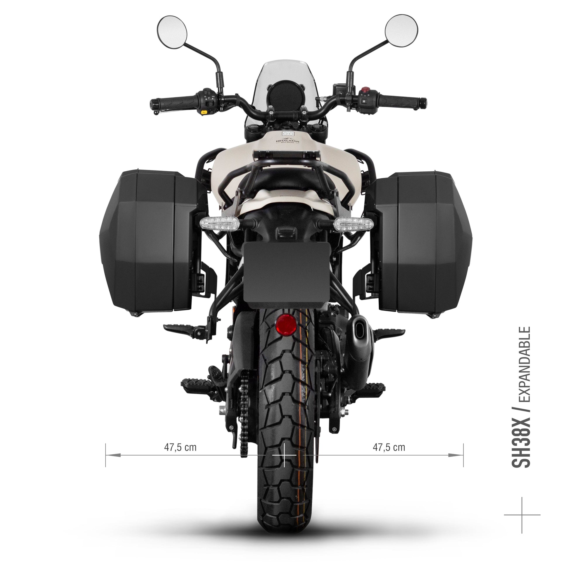 3P sistemos šoninio krepšio tvirtinimo rinkinys ROYAL ENFIELD HIMALAYAN 450