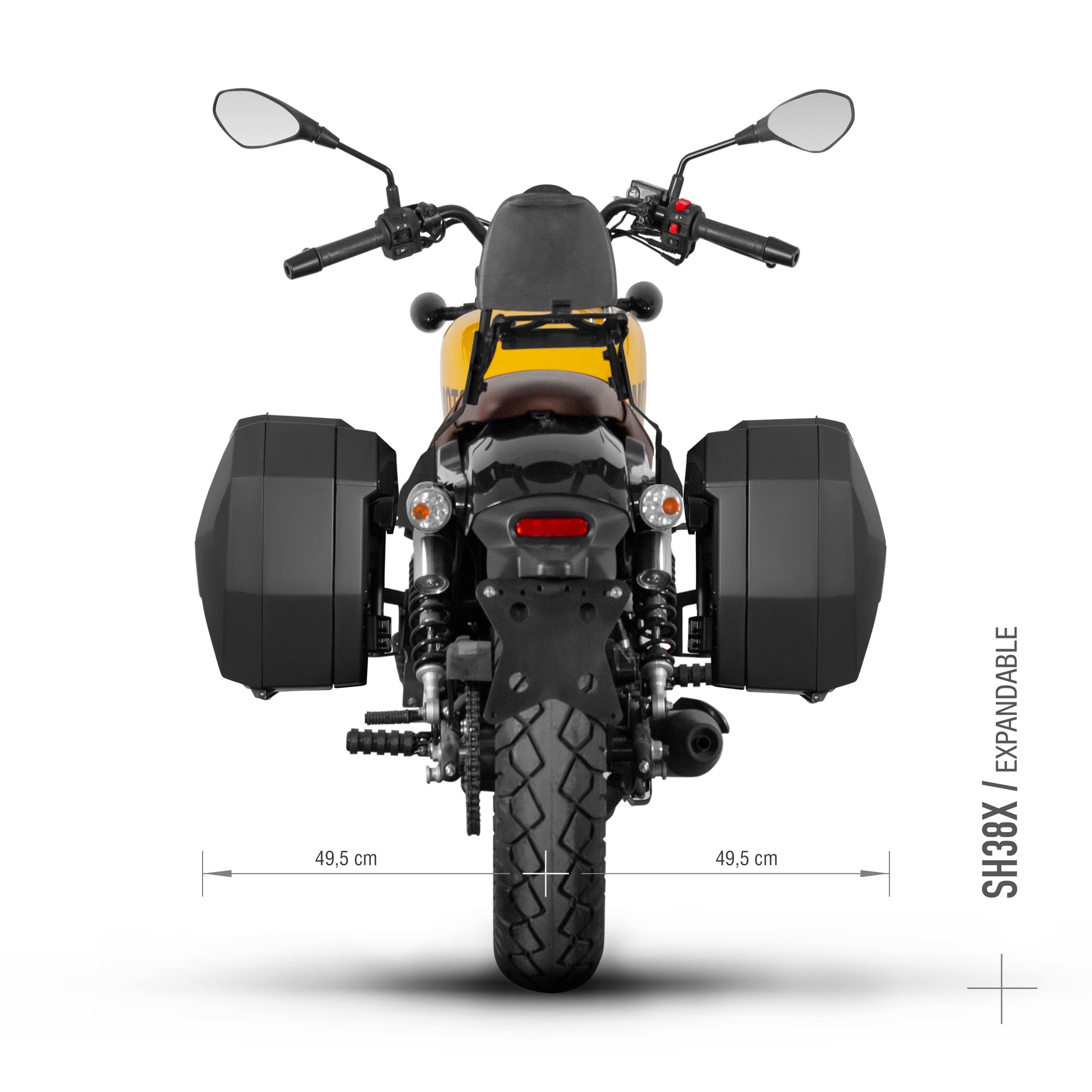 3P sistemos šoninio krepšio tvirtinimo rinkinys QJ MOTOR SRV 125