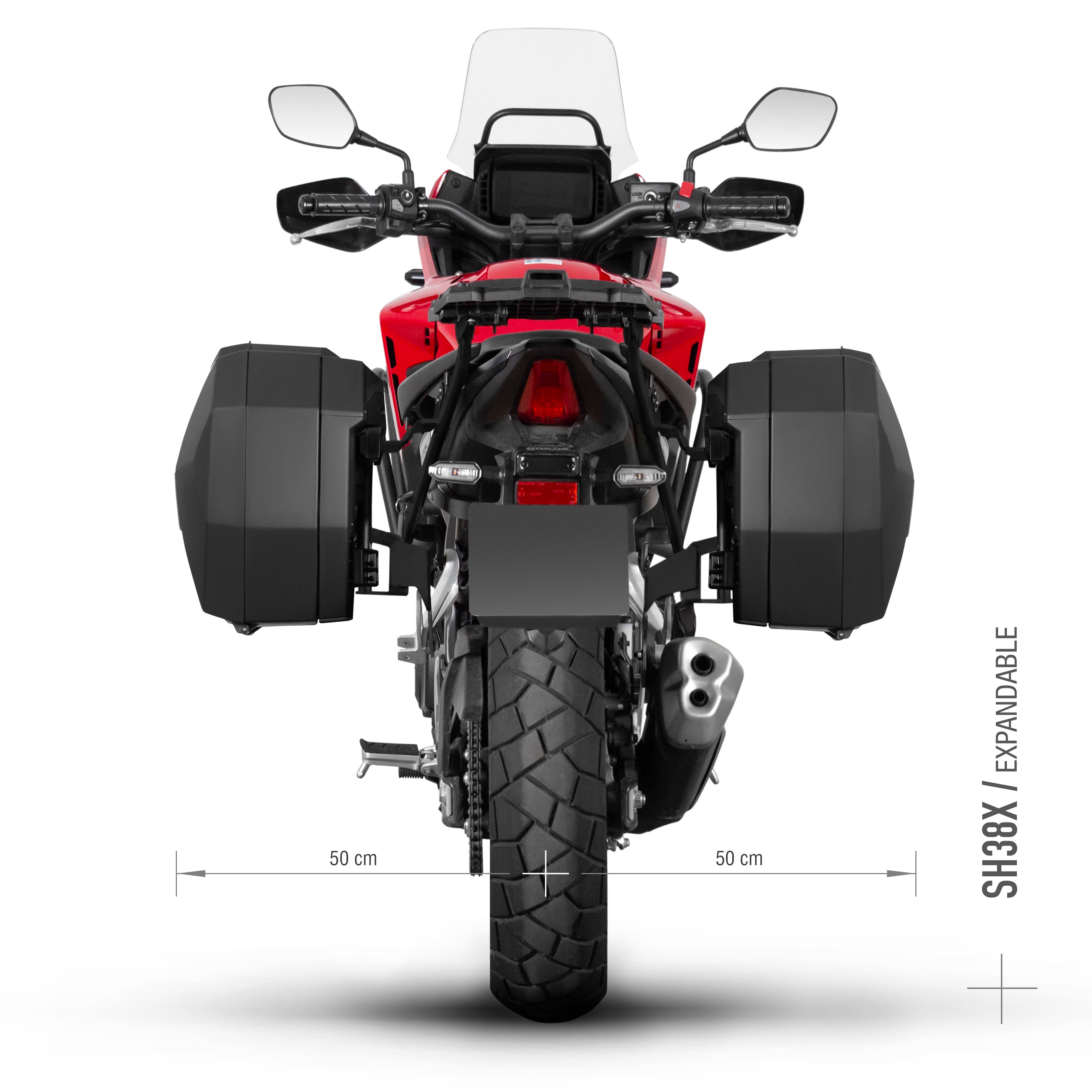 3P sistemos šoninio krepšio tvirtinimo rinkinys HONDA NX 500 / CB500X