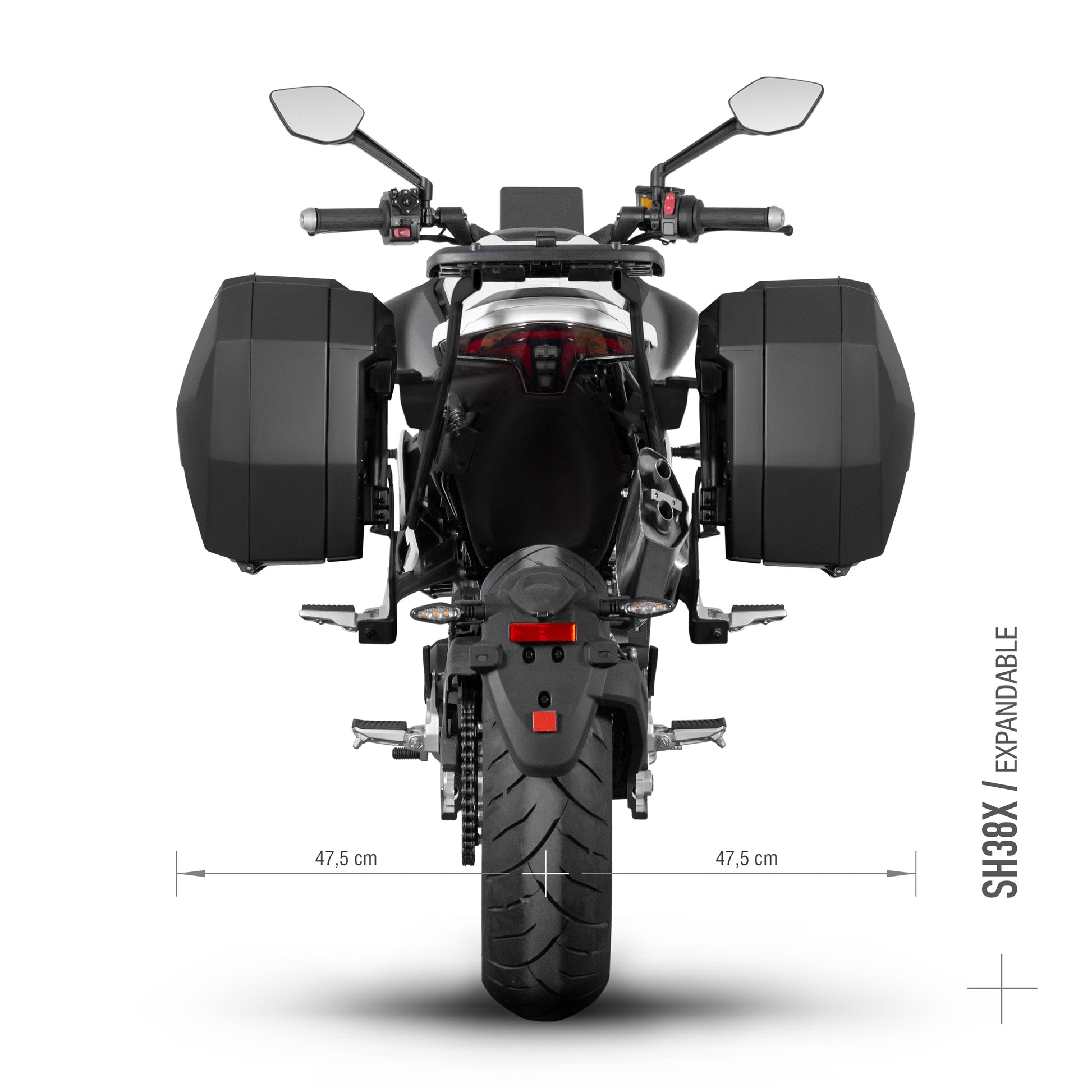 3P sistemos šoninio krepšio tvirtinimo rinkinys CF MOTO 800 NK/SPORT/ADVANCED