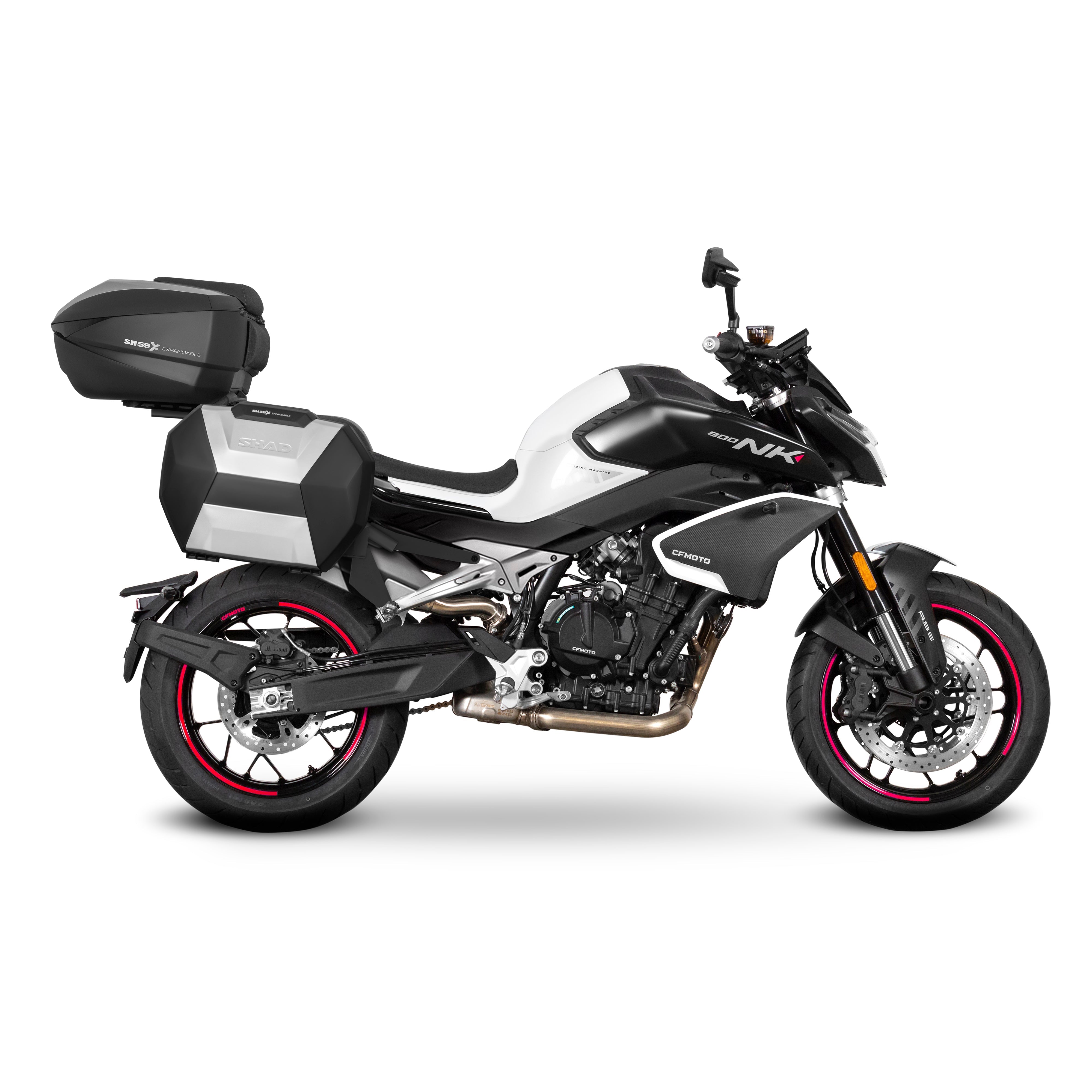 3P sistemos šoninio krepšio tvirtinimo rinkinys CF MOTO 800 NK/SPORT/ADVANCED