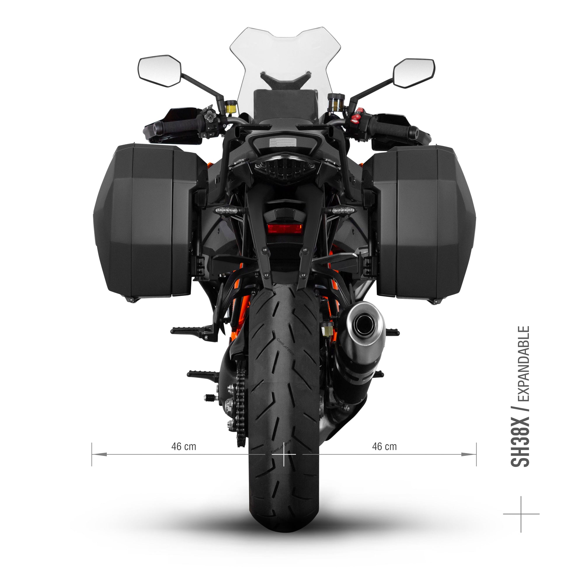 3P sistemos šoninio krepšio tvirtinimo rinkinys KTM 1290 SUPER DUKE GT