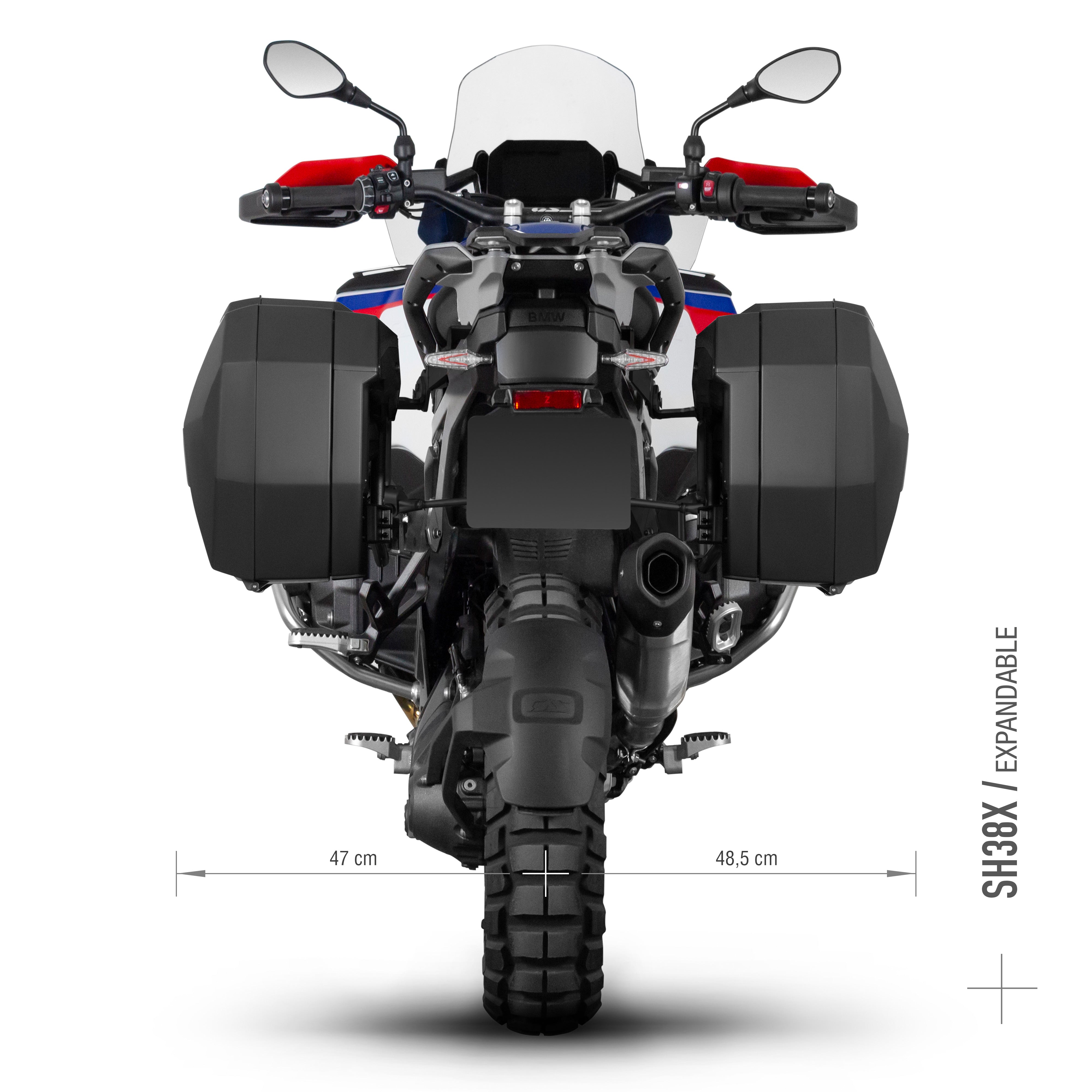 3P sistemos šoninio krepšio tvirtinimo rinkinys BMW R1300GS ADVENTURE