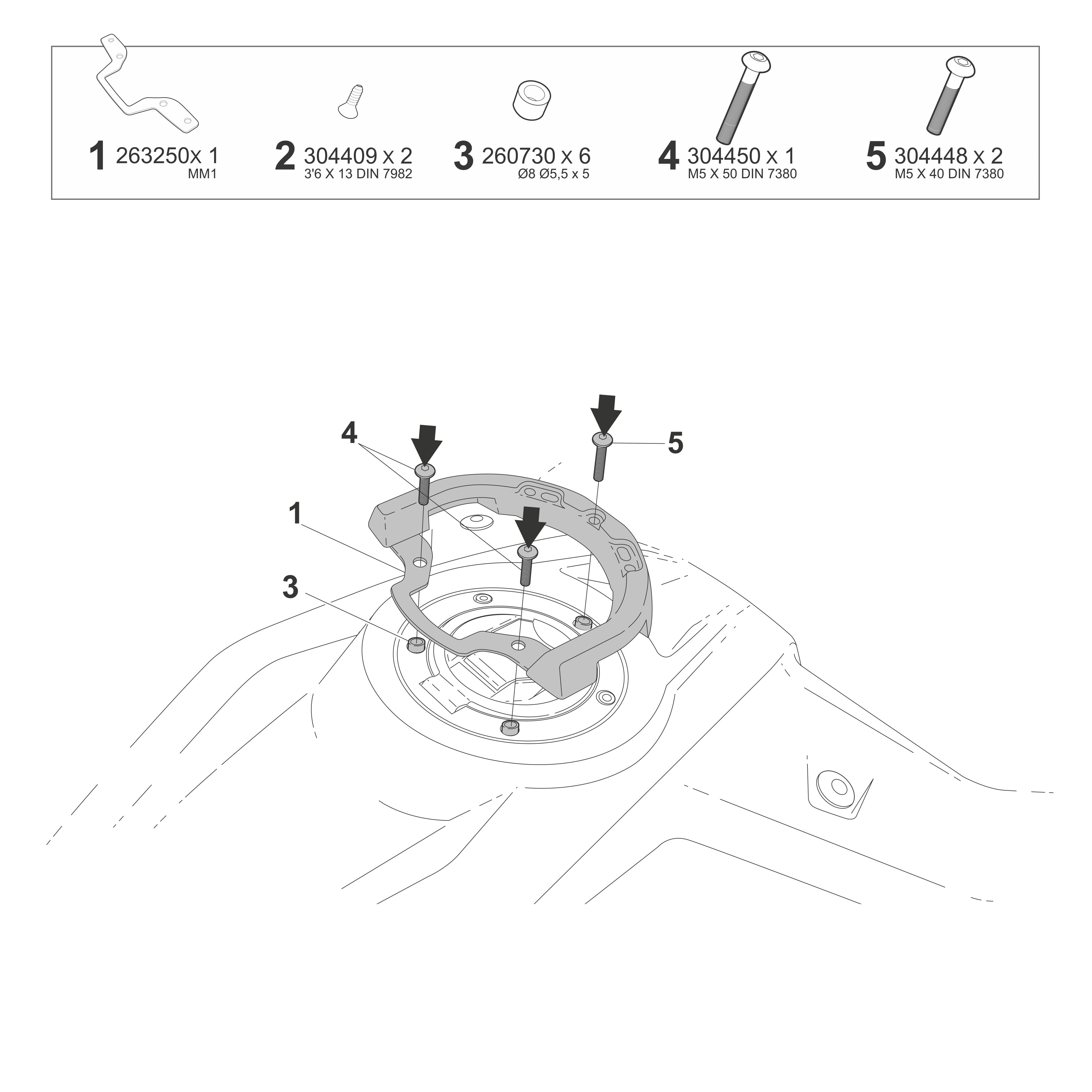 Click System FITTING MORBIDELLI T352X/T1002 VX