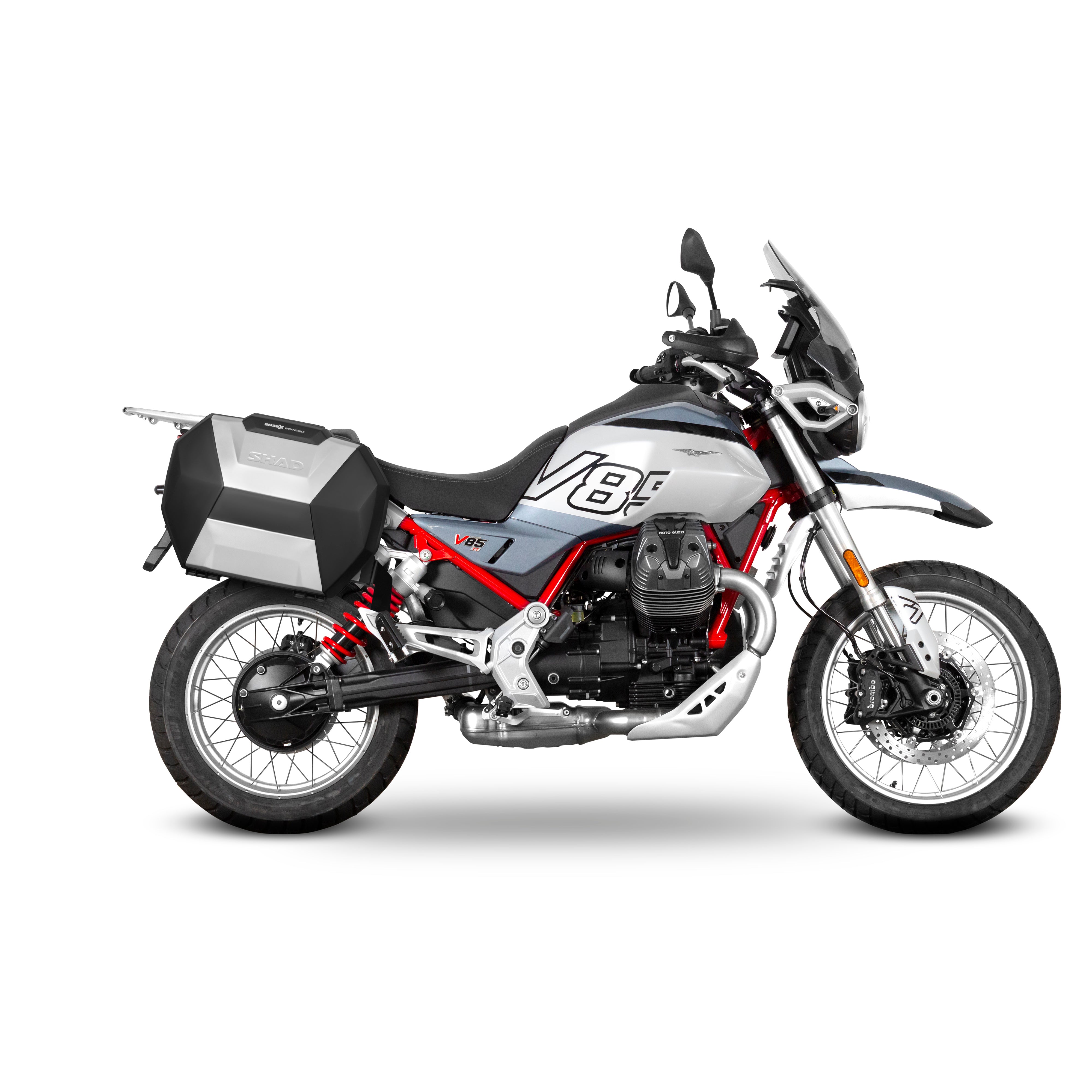 3P sistemos šoninio krepšio tvirtinimo rinkinys MOTO GUZZI V85 TT/ V85 TT TRAVEL