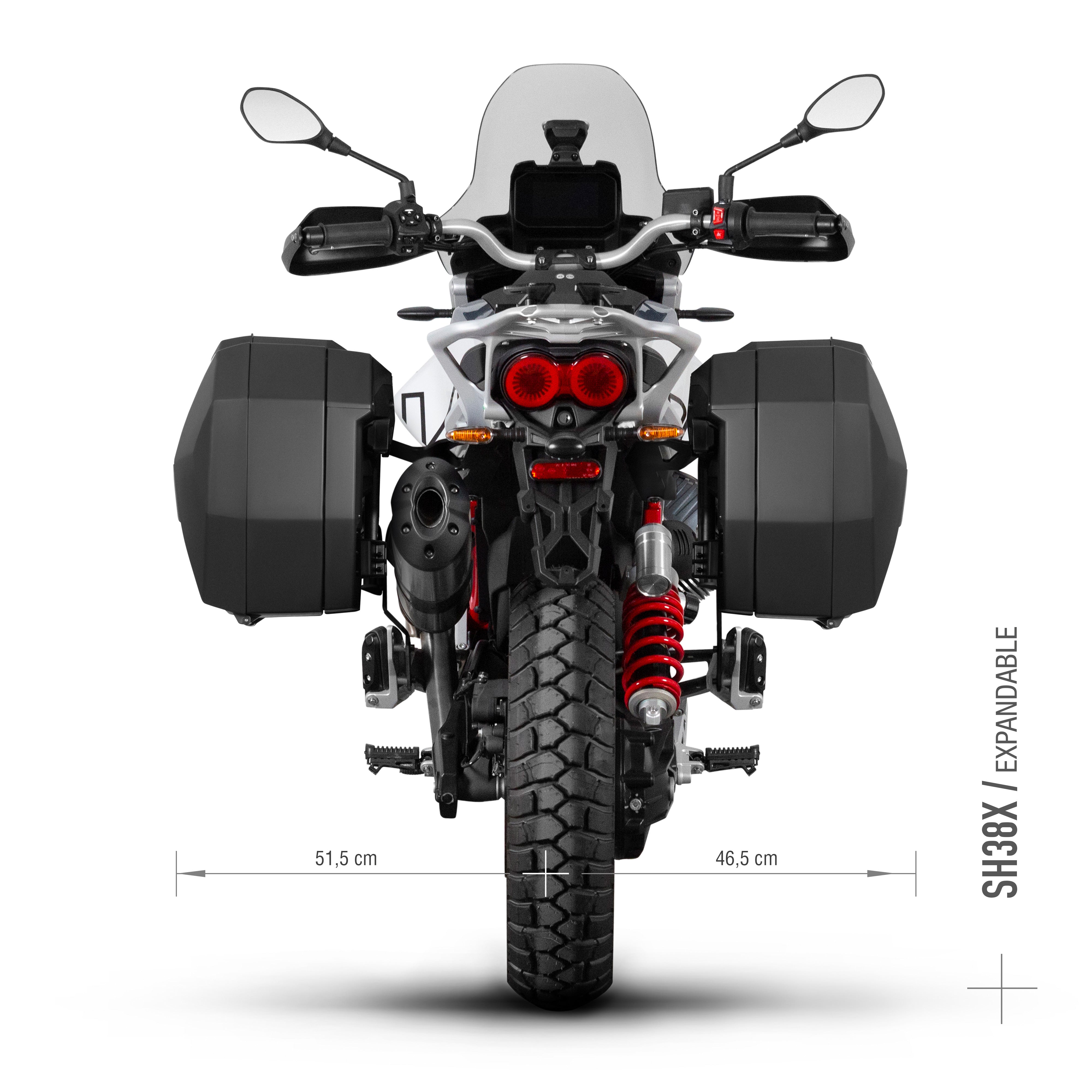 3P sistemos šoninio krepšio tvirtinimo rinkinys MOTO GUZZI V85 TT/ V85 TT TRAVEL