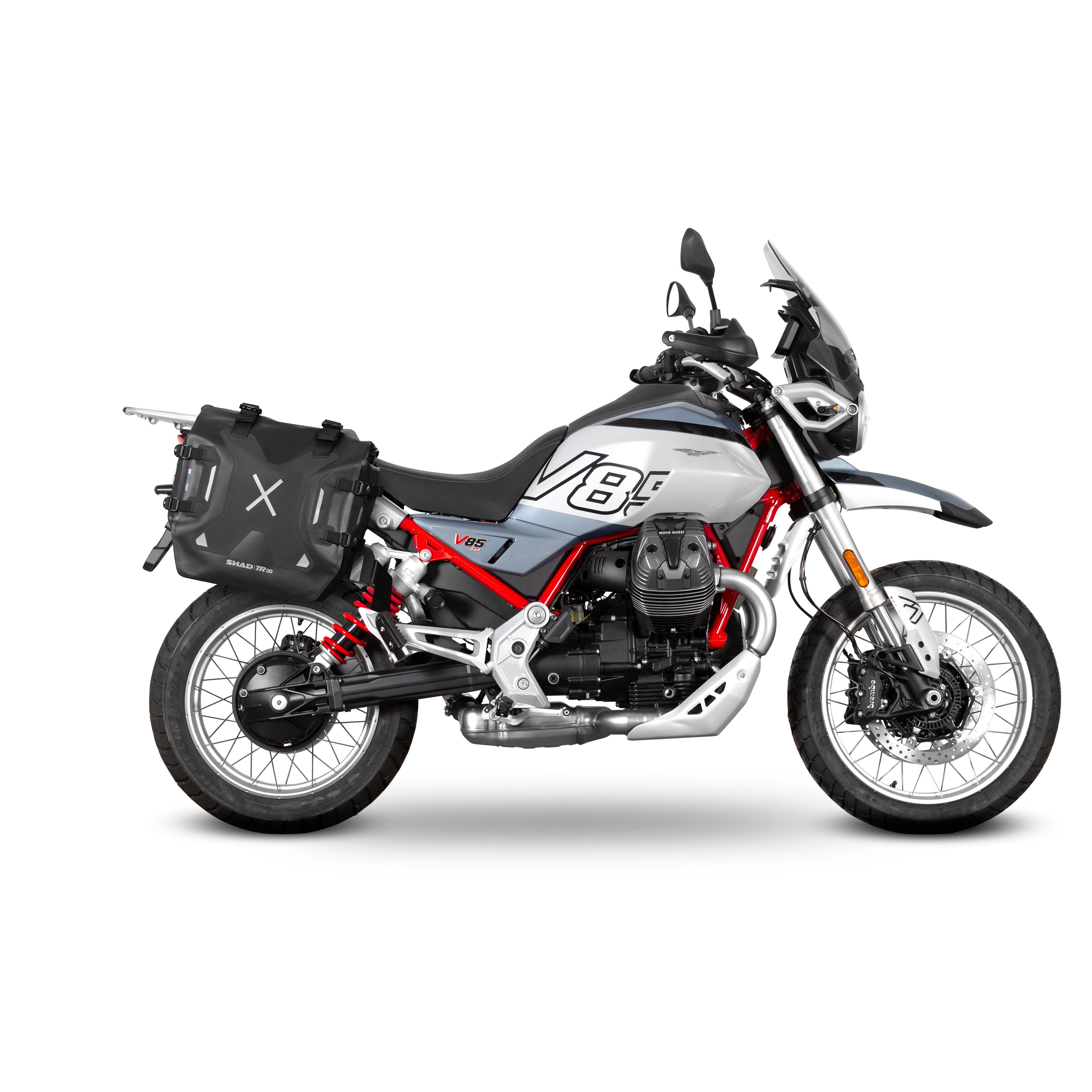 3P sistemos šoninio krepšio tvirtinimo rinkinys MOTO GUZZI V85 TT/ V85 TT TRAVEL