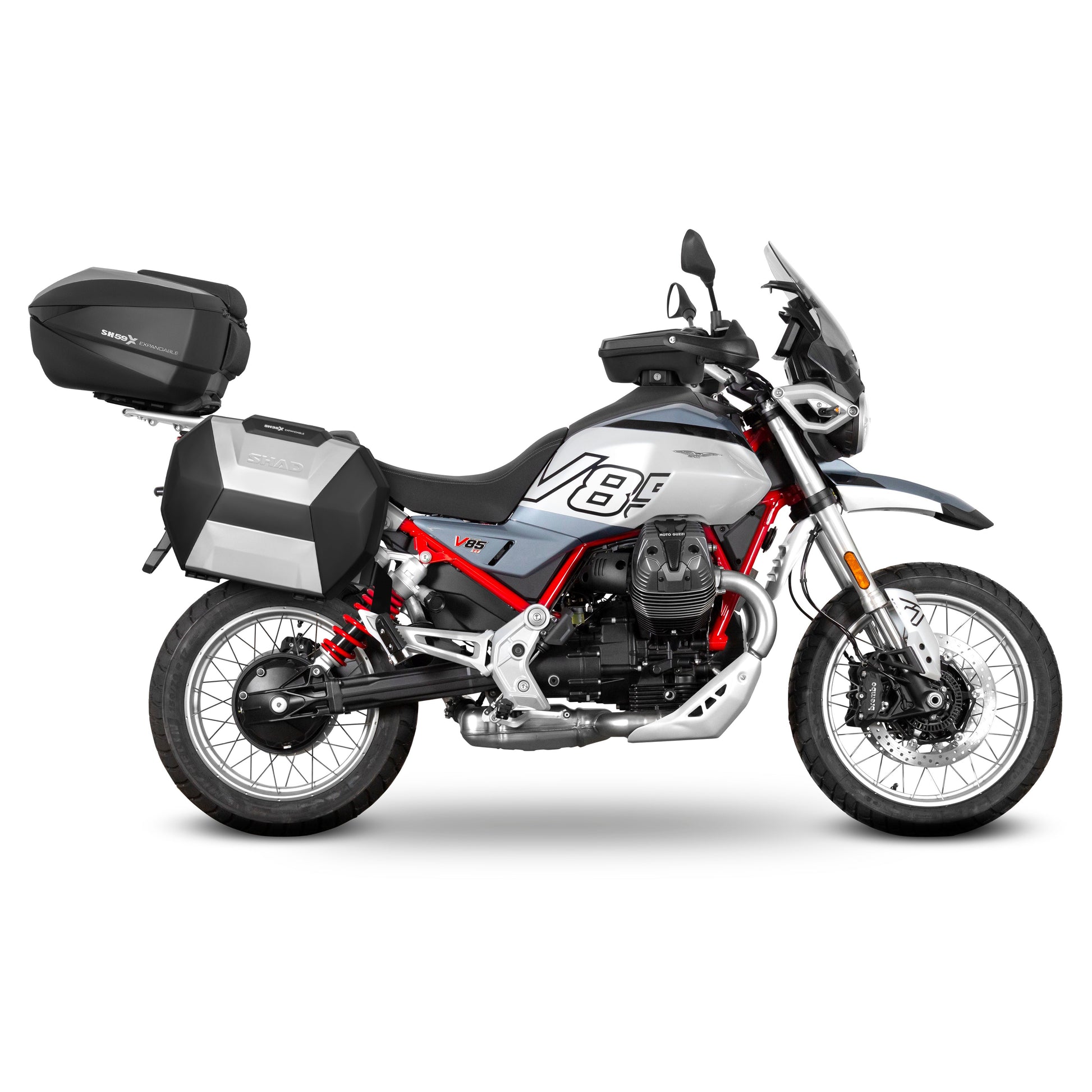 3P sistemos šoninio krepšio tvirtinimo rinkinys MOTO GUZZI V85 TT/ V85 TT TRAVEL