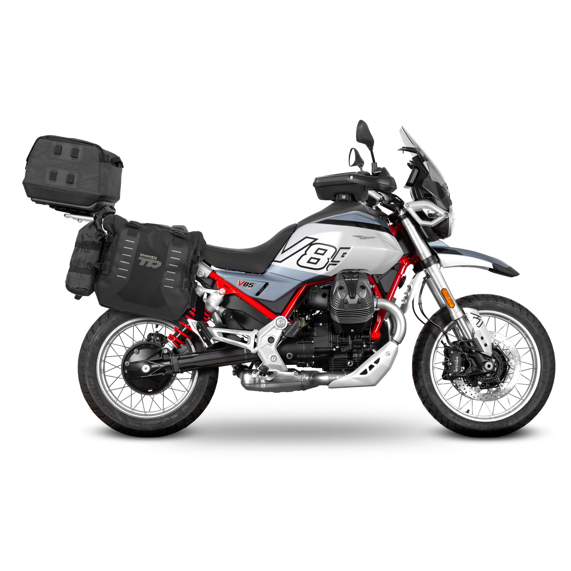 3P sistemos šoninio krepšio tvirtinimo rinkinys MOTO GUZZI V85 TT/ V85 TT TRAVEL