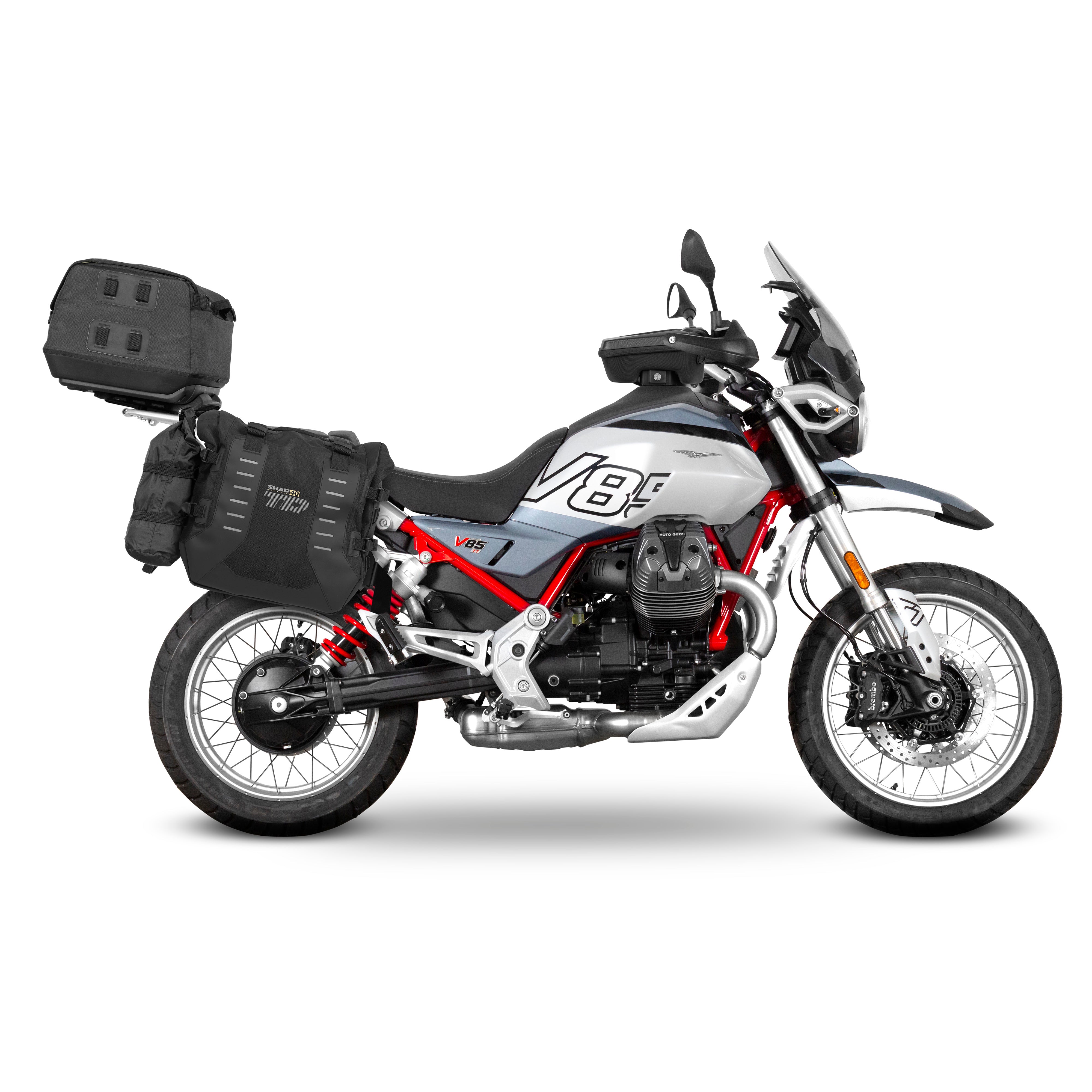 3P sistemos šoninio krepšio tvirtinimo rinkinys MOTO GUZZI V85 TT/ V85 TT TRAVEL