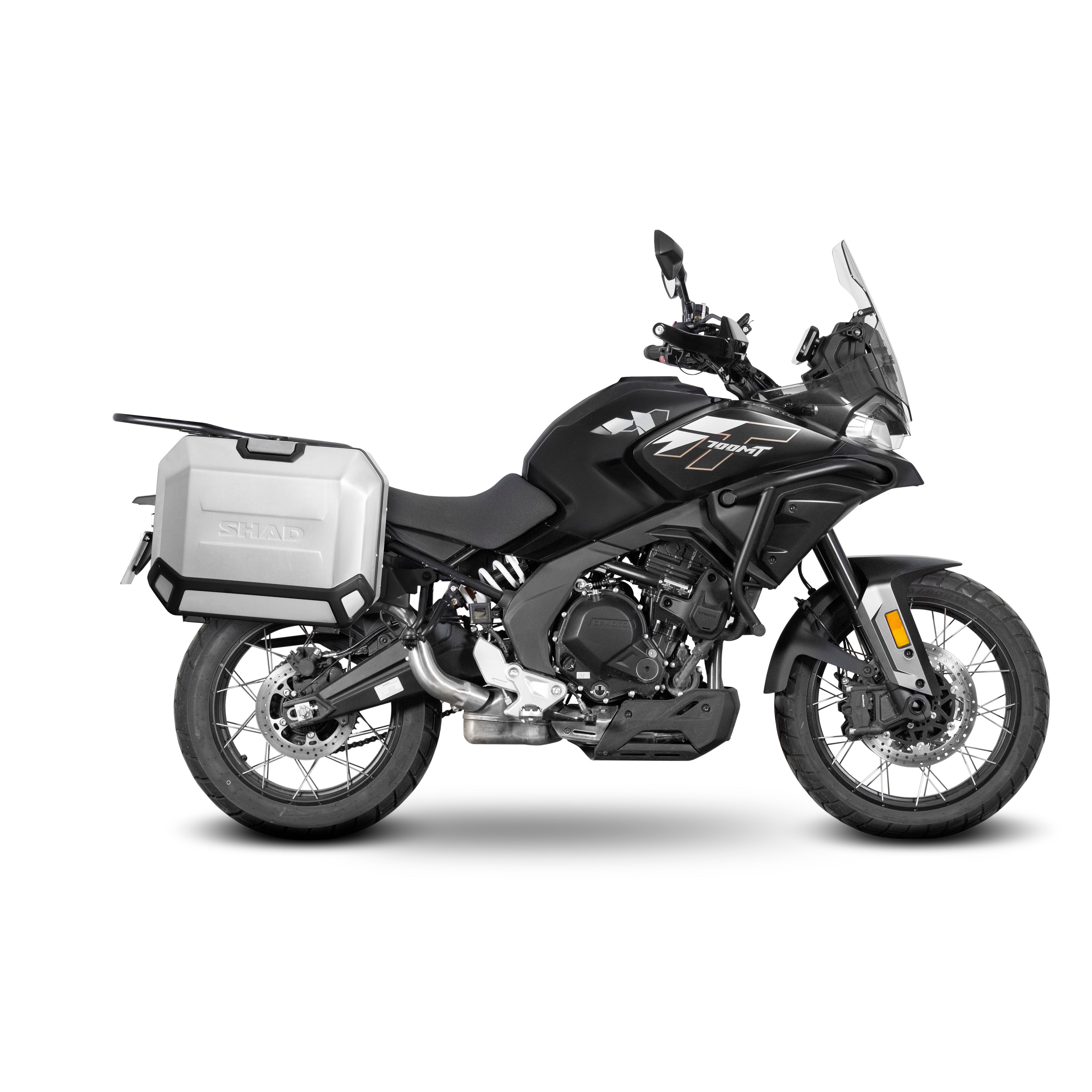 4P sistemos šoninio krepšio tvirtinimo rinkinys CF MOTO 700 MT