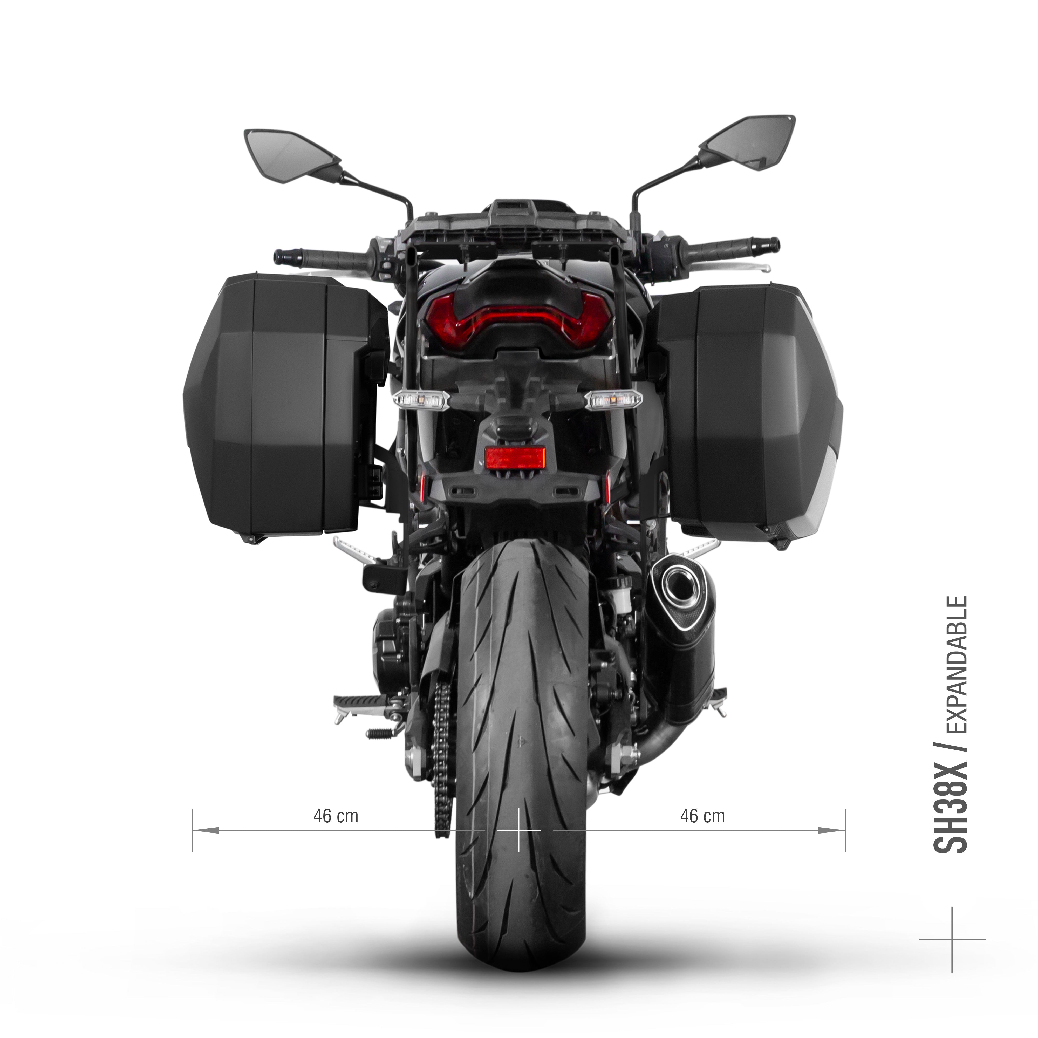 3P sistemos šoninio krepšio tvirtinimo rinkinys KAWASAKI Z900