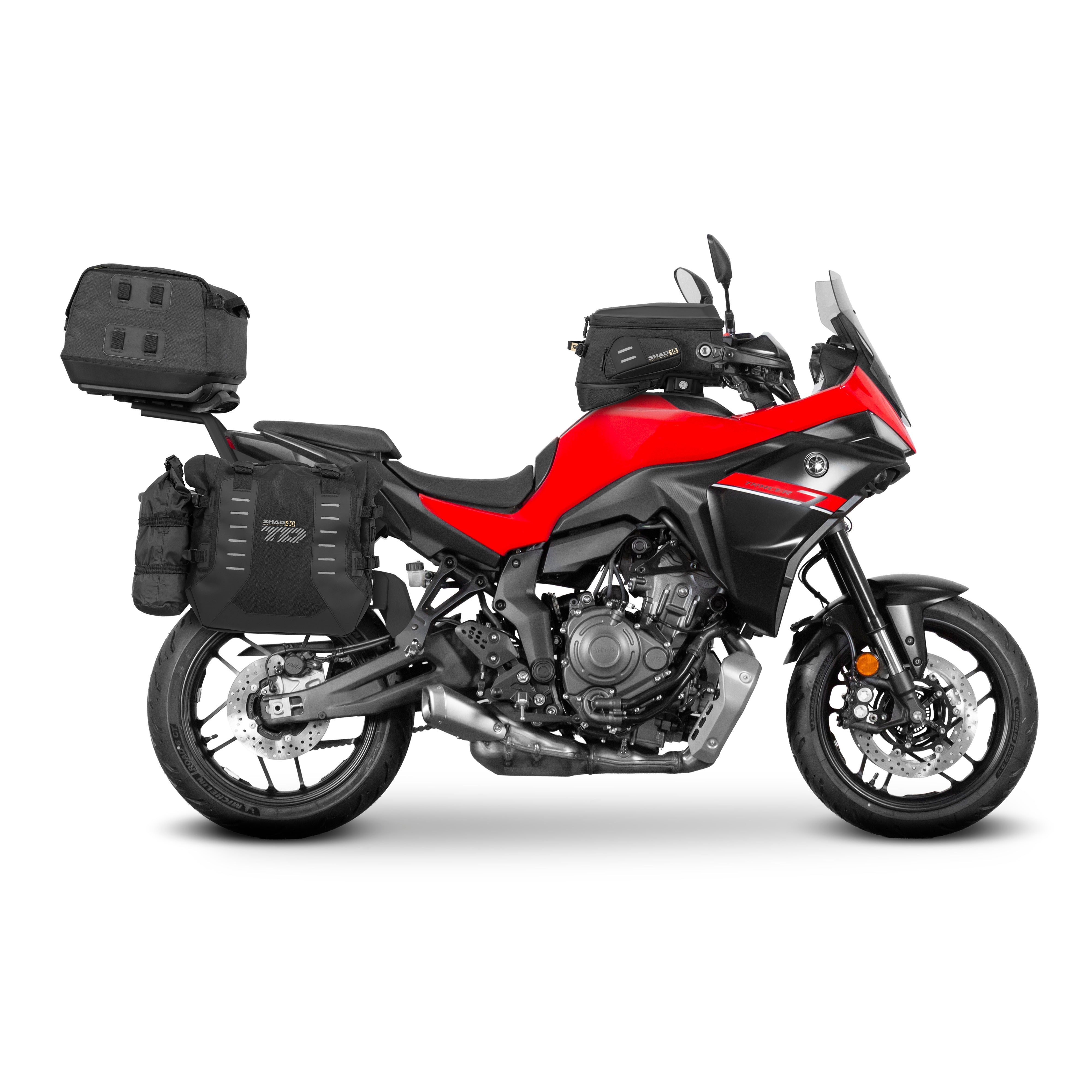 Click System kuro bako krepšys tvirtinimo rinkinys YAMAHA TRACER 7/TENERE 700/ MT07/ MT125