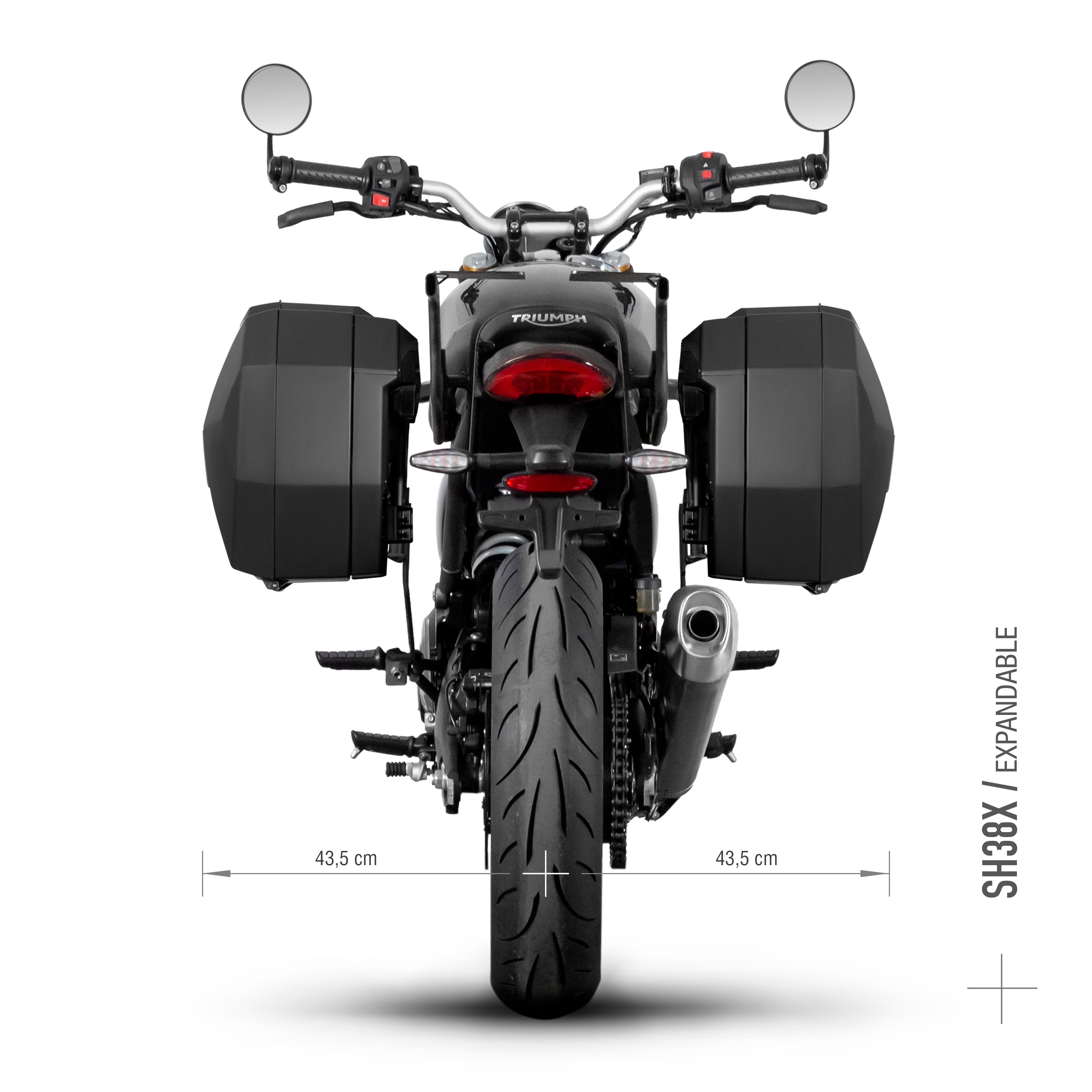 3P sistemos šoninio krepšio tvirtinimo rinkinys TRIUMPH SPEED 400