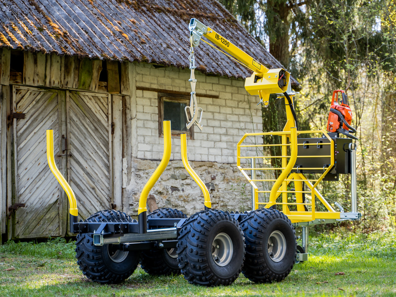 Medienos priekaba IB 1200 (ATV / UTV)