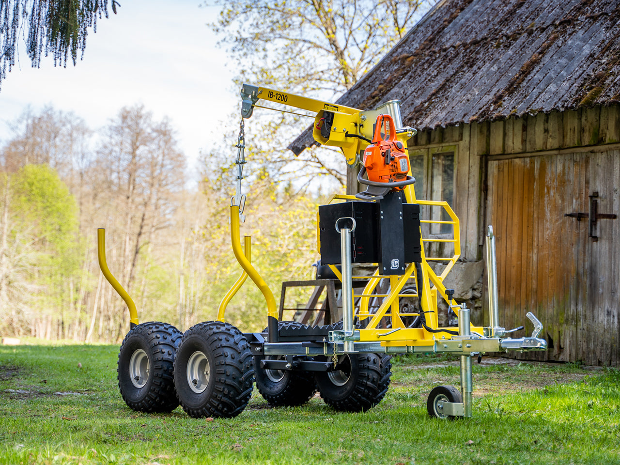 Medienos priekaba IB 1200 (ATV / UTV)