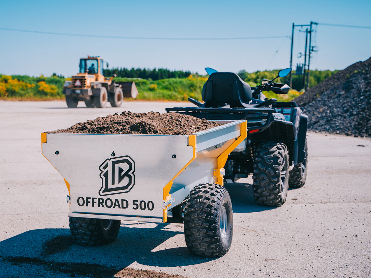 Priekaba Offroad 500 – ATV / UTV krovinių priekaba