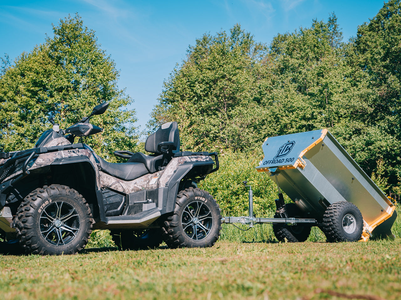 Electric lift kit for Offroad 500 trailer